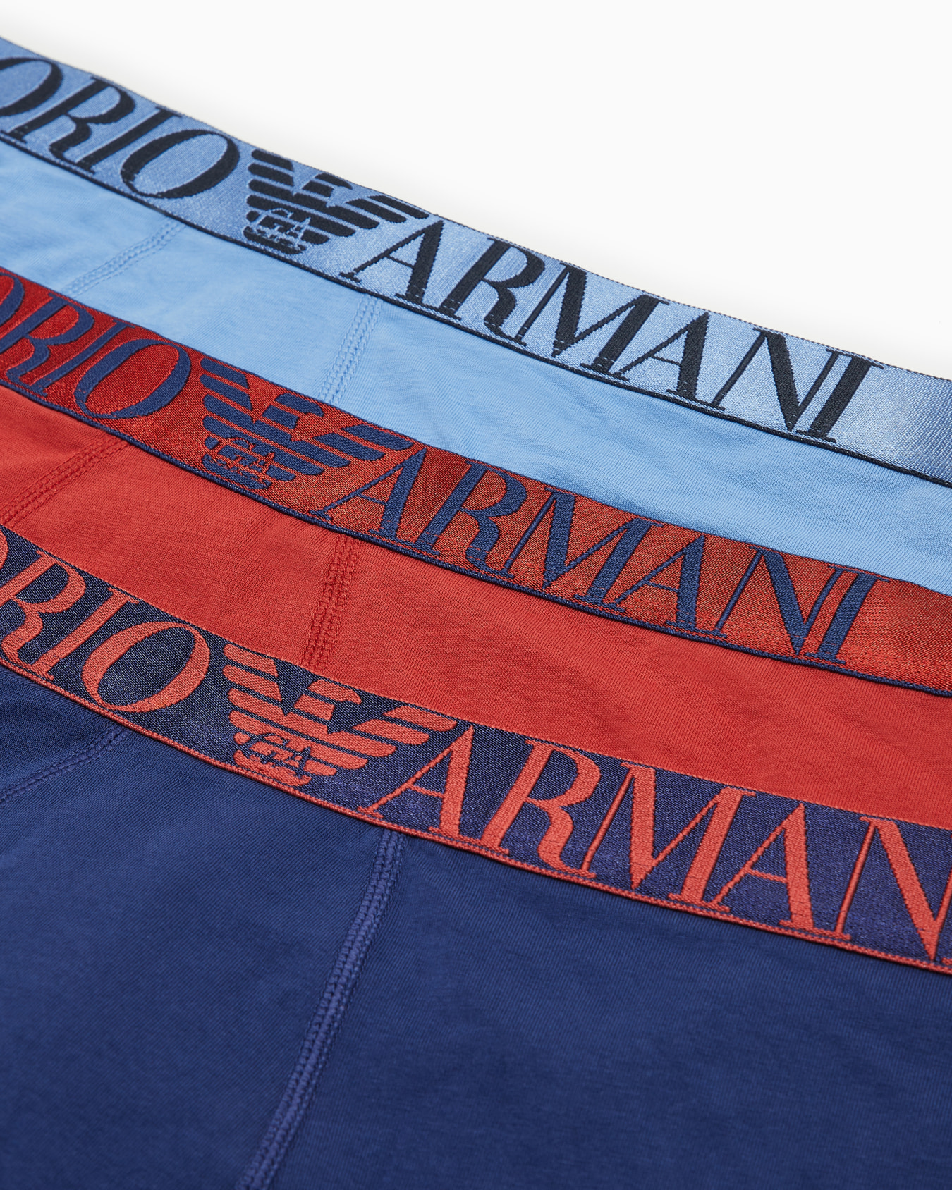 3er-Pack ASV Eng anliegende Boxershorts aus Bio-Baumwolle mit glänzendem Logoband Folie 3
