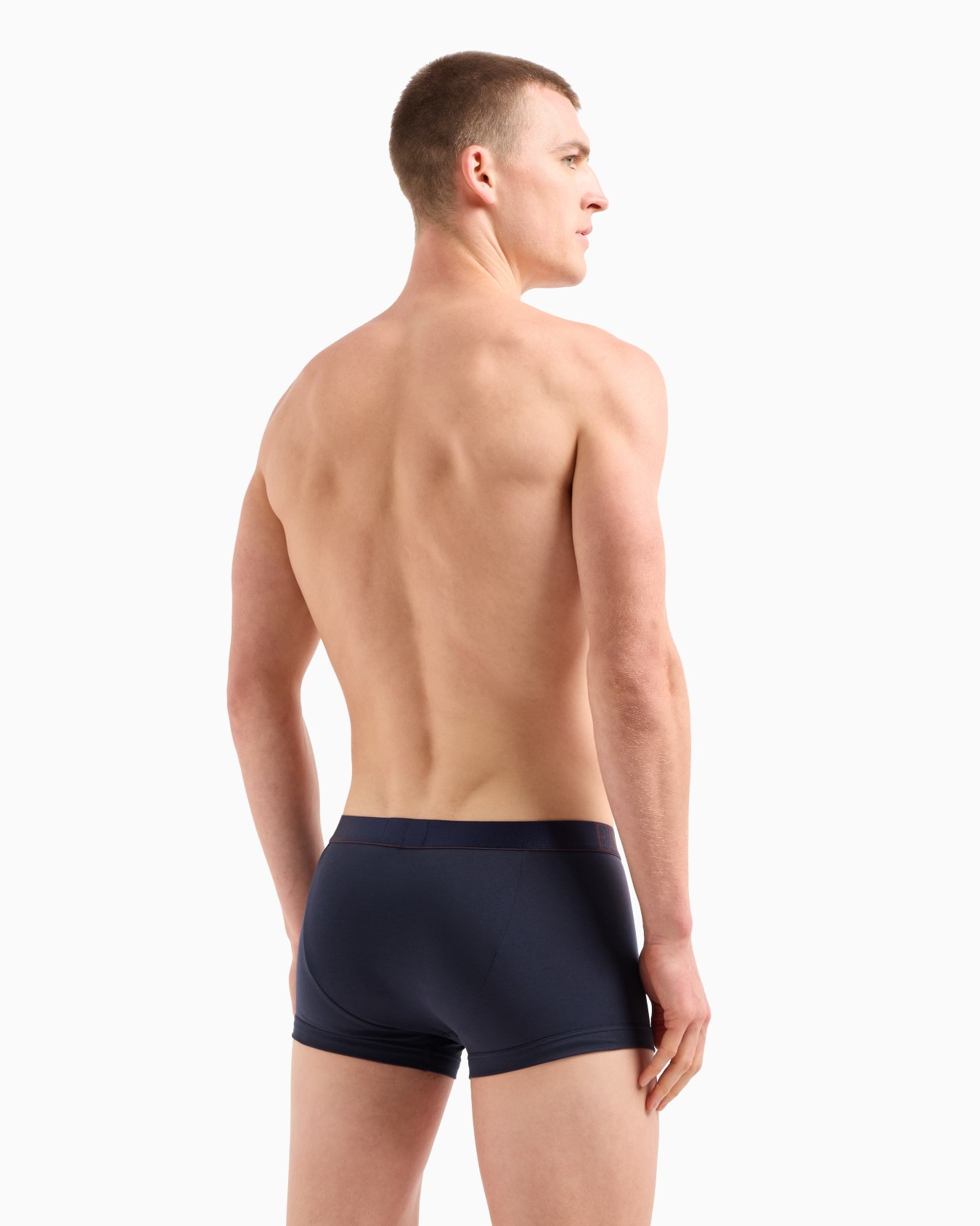 Three-pack of ASV shiny logoband organic-cotton boxer briefs Slide 2
