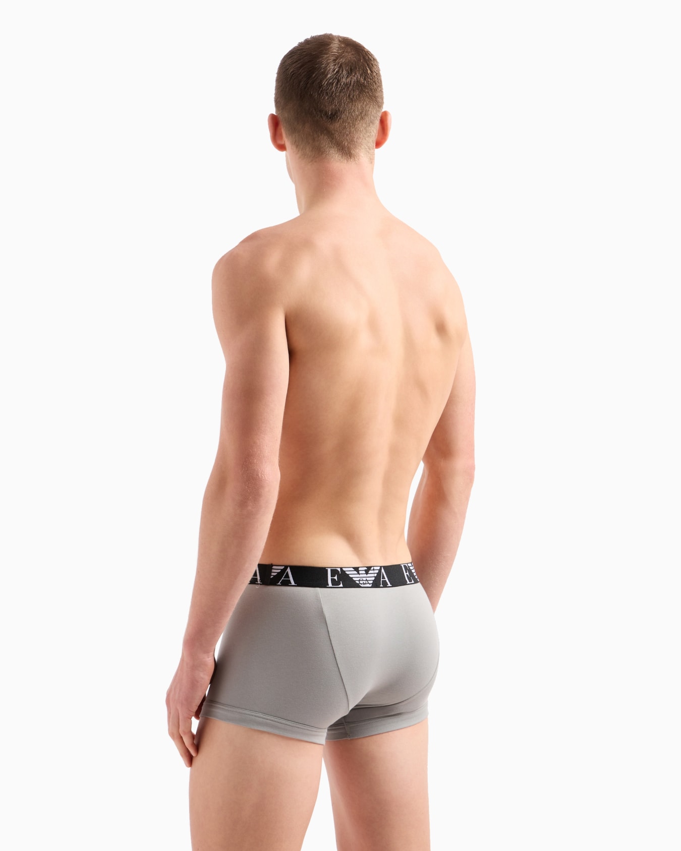 Three-pack of boxer briefs with bold monogram logo Slide 2