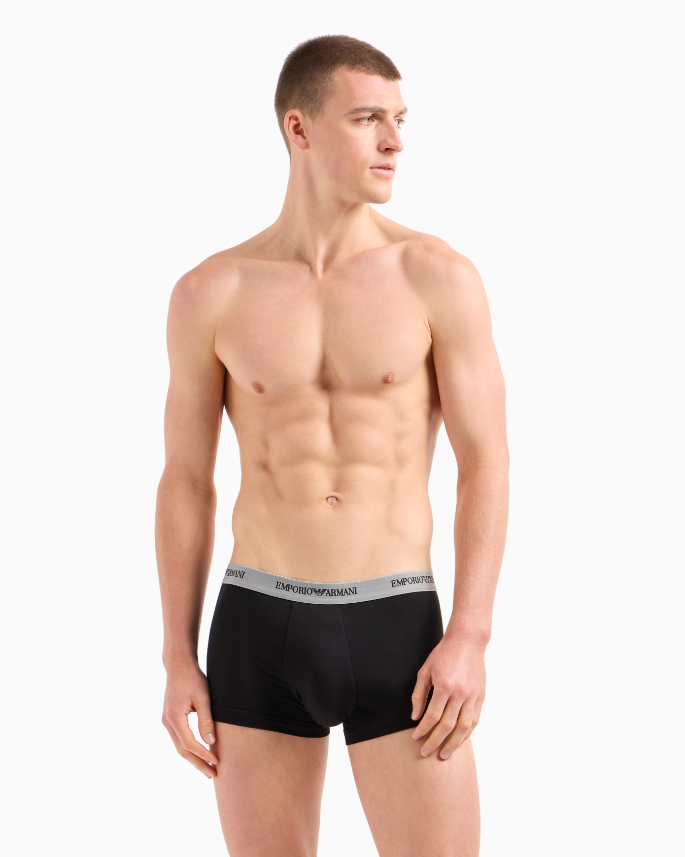Three-pack of boxer briefs with core logo band Slide 1