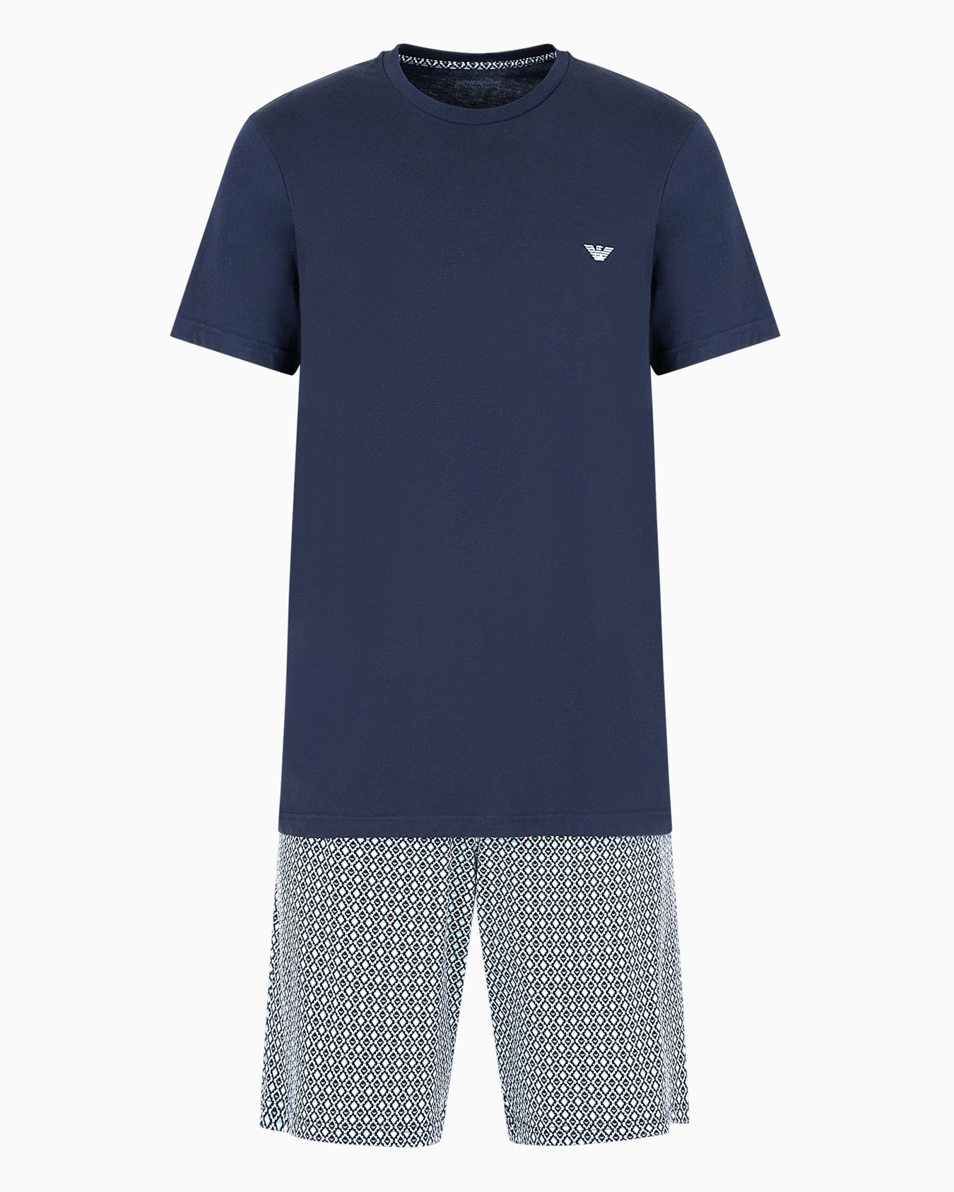 Mixed-pattern short pyjamas Slide 0
