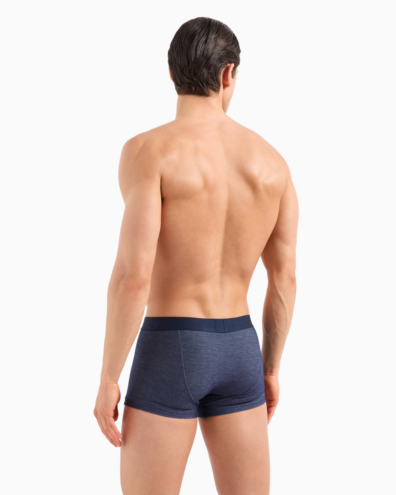 Indigo jacquard boxer briefs Slide 2