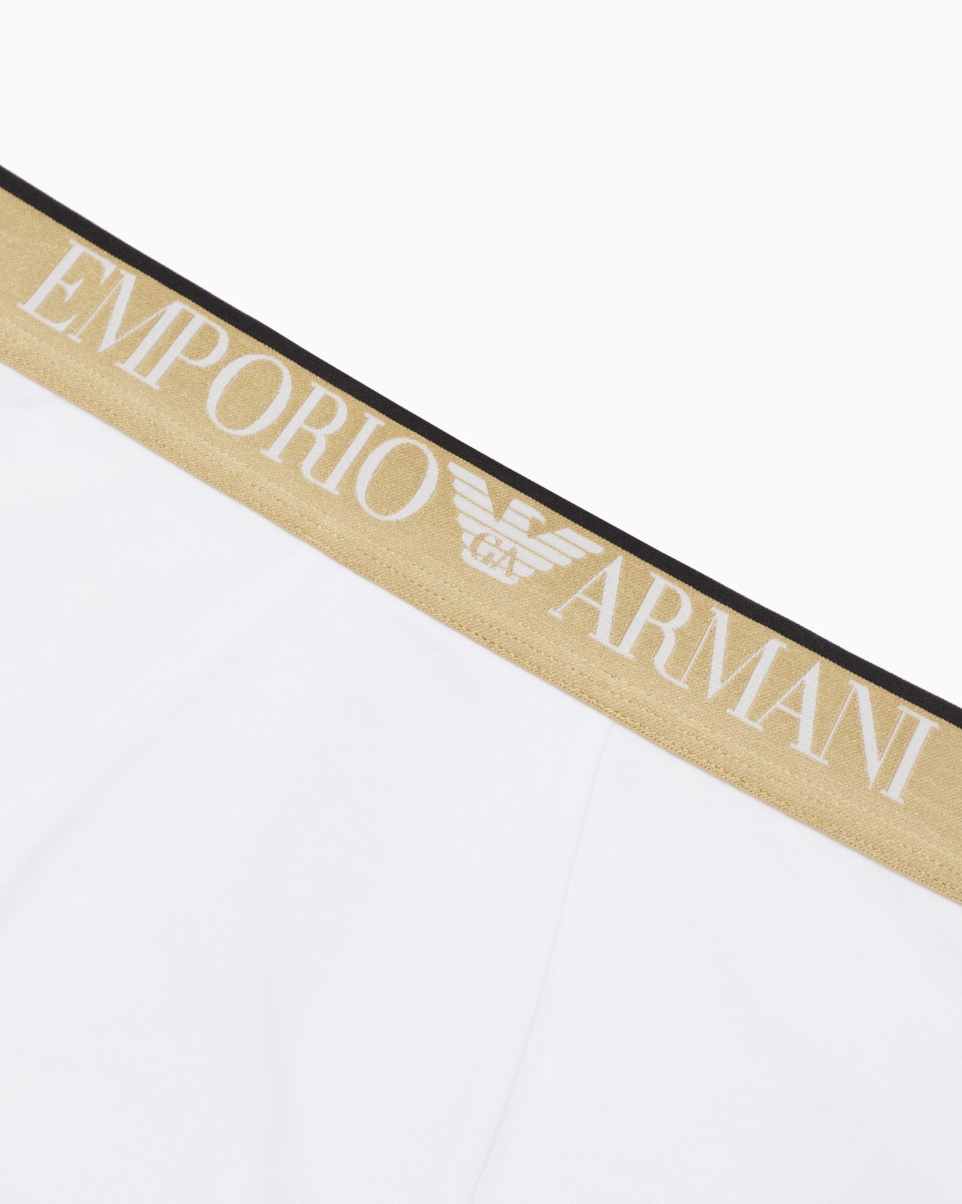 Boxer court en coton biologique bande logo brillante ASV Diapositive 3
