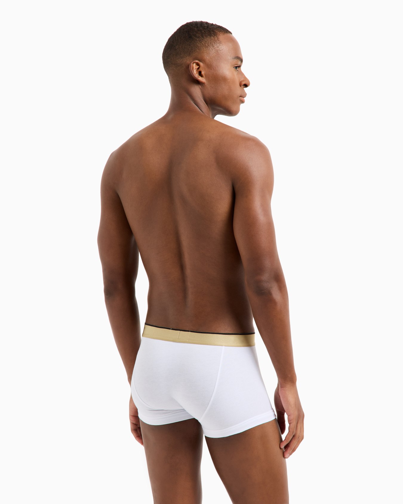 Boxer court en coton biologique bande logo brillante ASV Diapositive 2