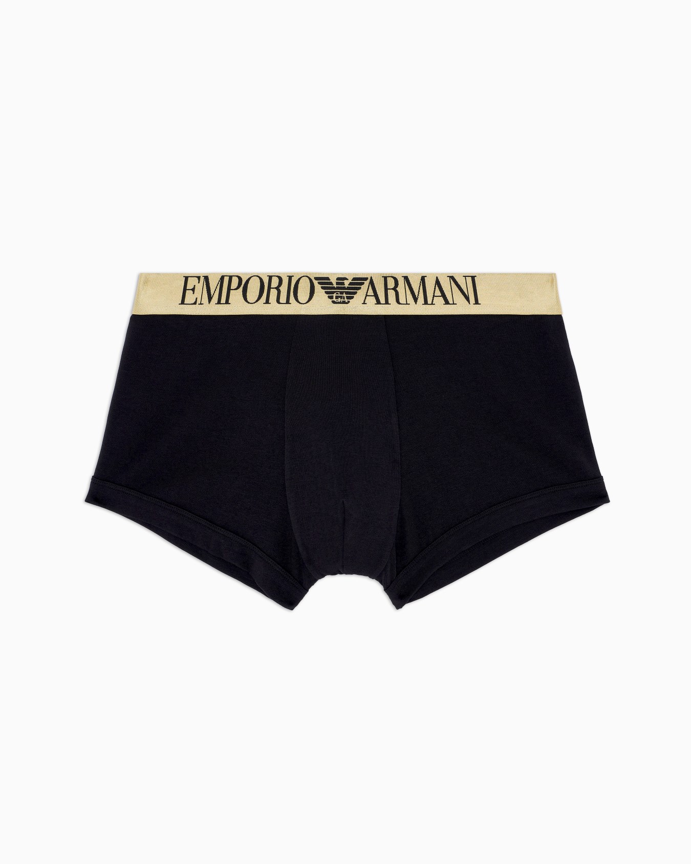 Eng anliegende Boxershorts mit elastischem, glänzendem Logobund Folie 0