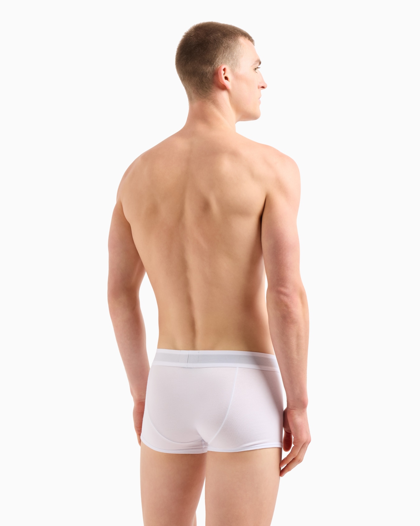 Calzoncillo bóxer básico con cintura con logotipo Diapositiva 2