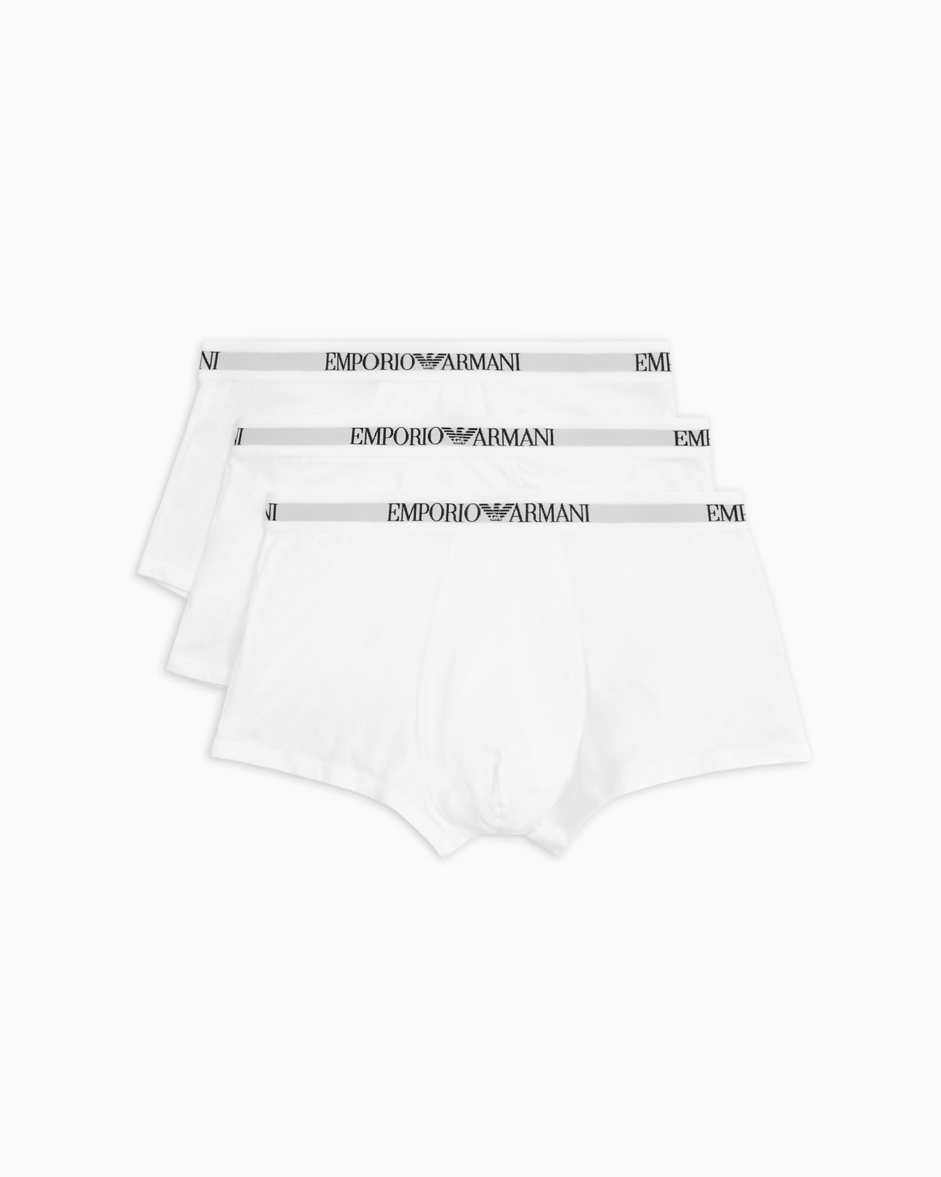 Paquete de tres calzoncillos bóxer básico de algodón puro Diapositiva 0