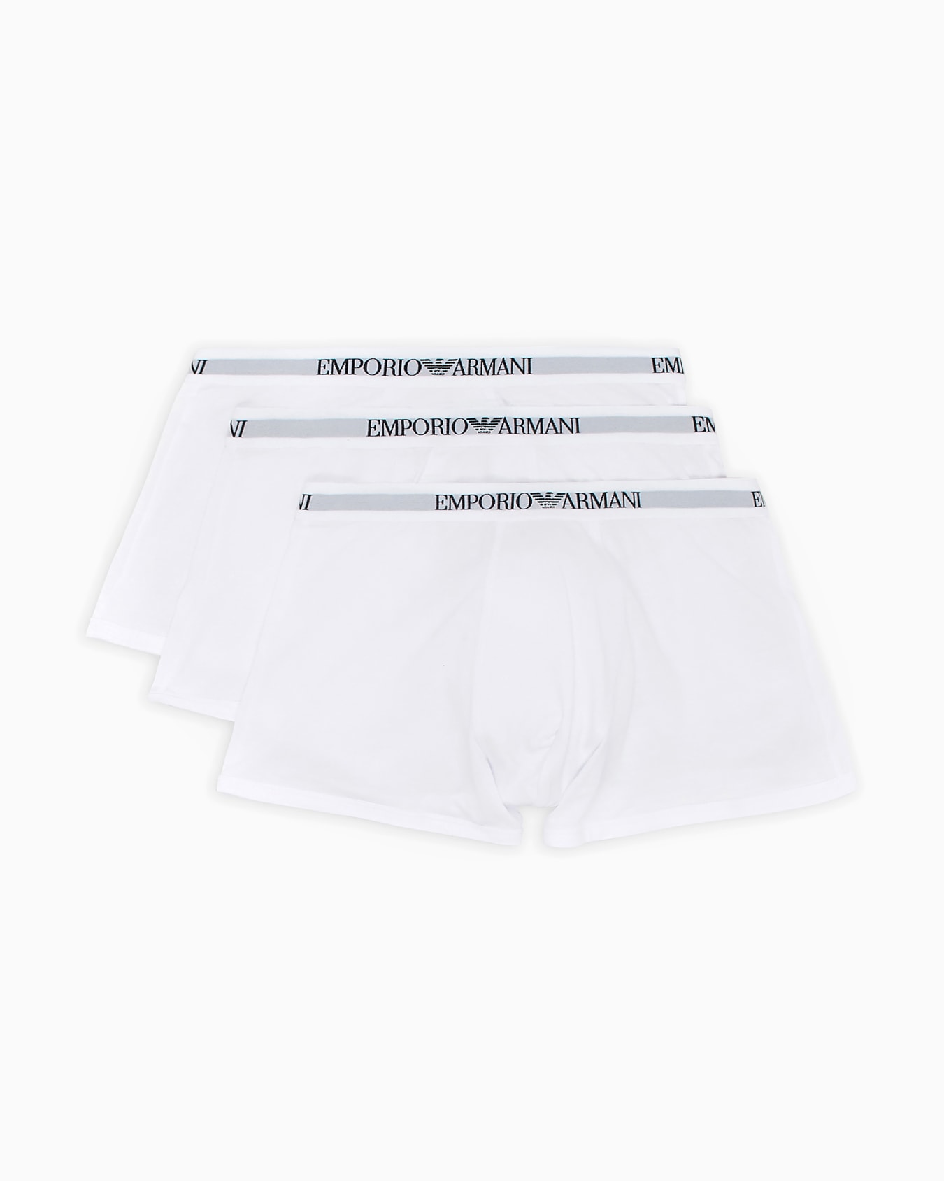 Three-pack of pure cotton basic boxer briefs Slide 0