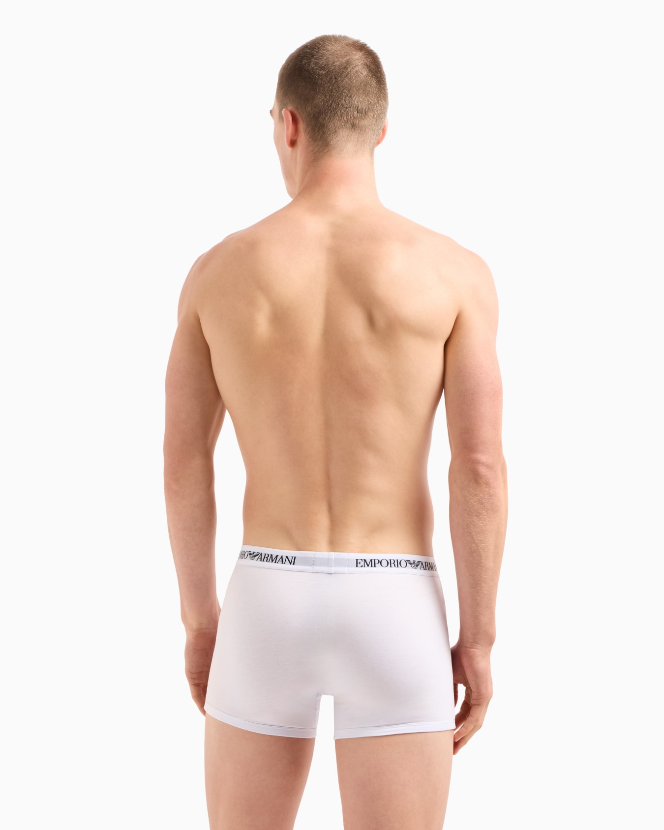 Three-pack of pure cotton basic boxer briefs Slide 2