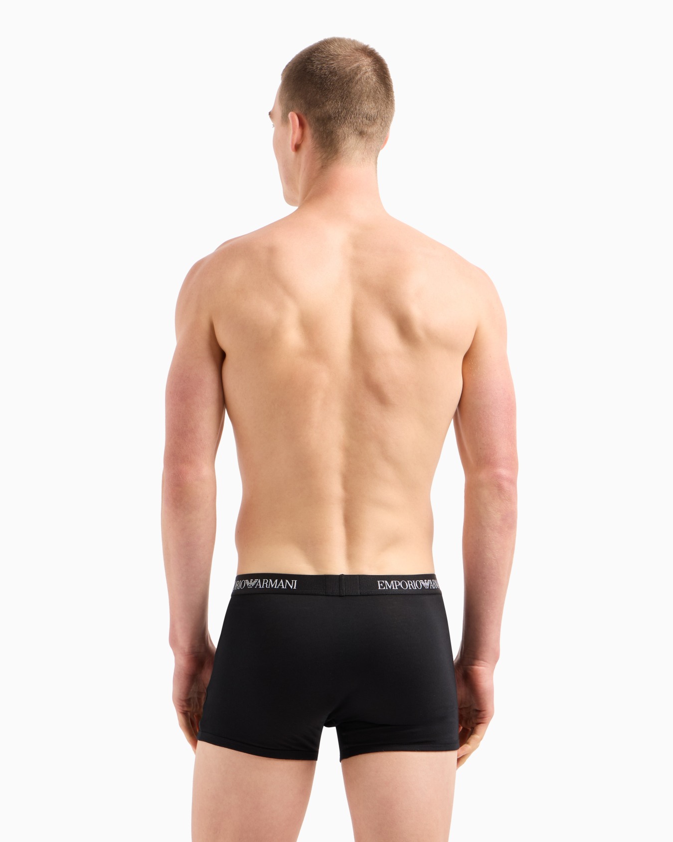Three-pack of pure cotton basic boxer briefs Slide 2
