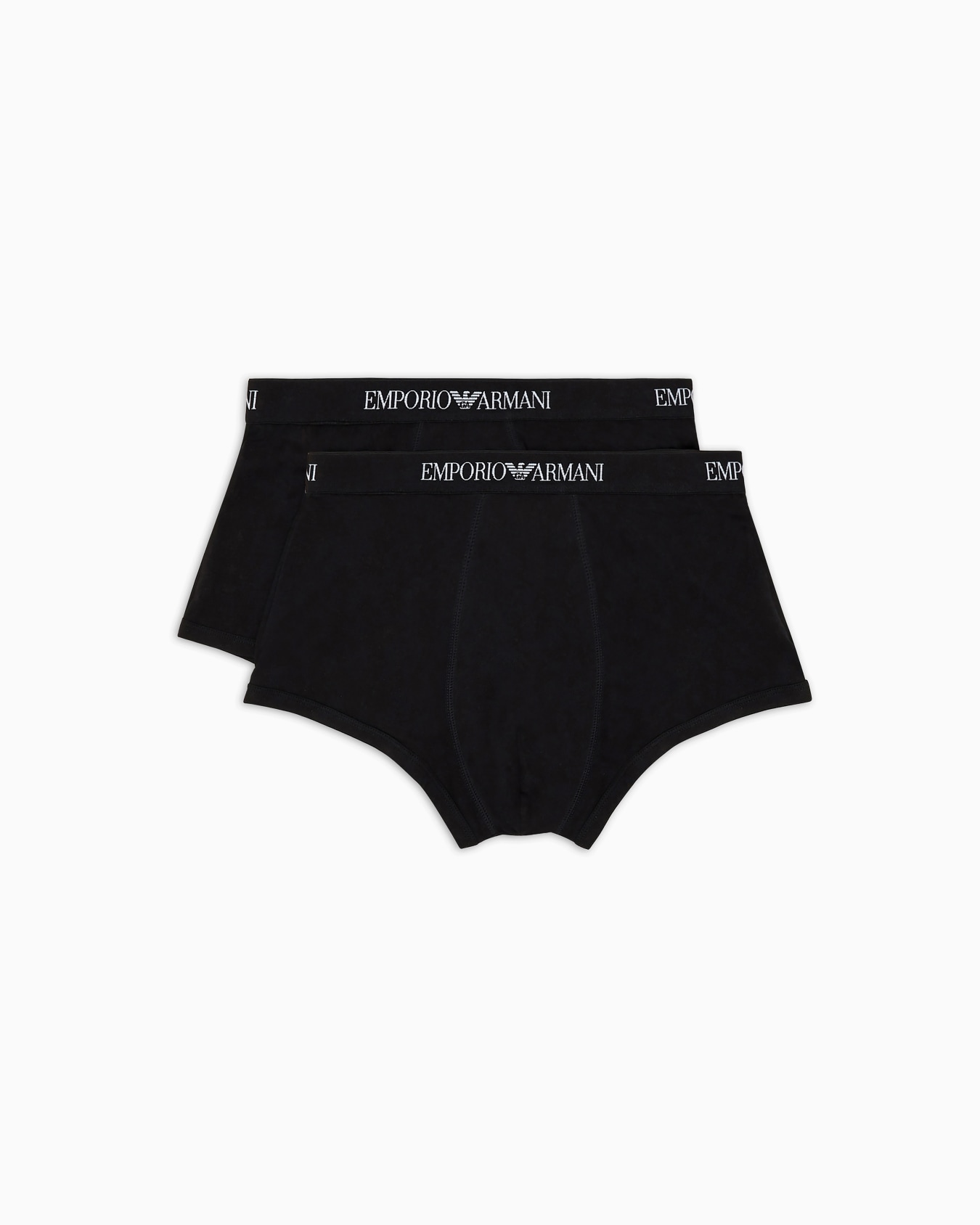 Two-pack of pure cotton basic boxer briefs Slide 0