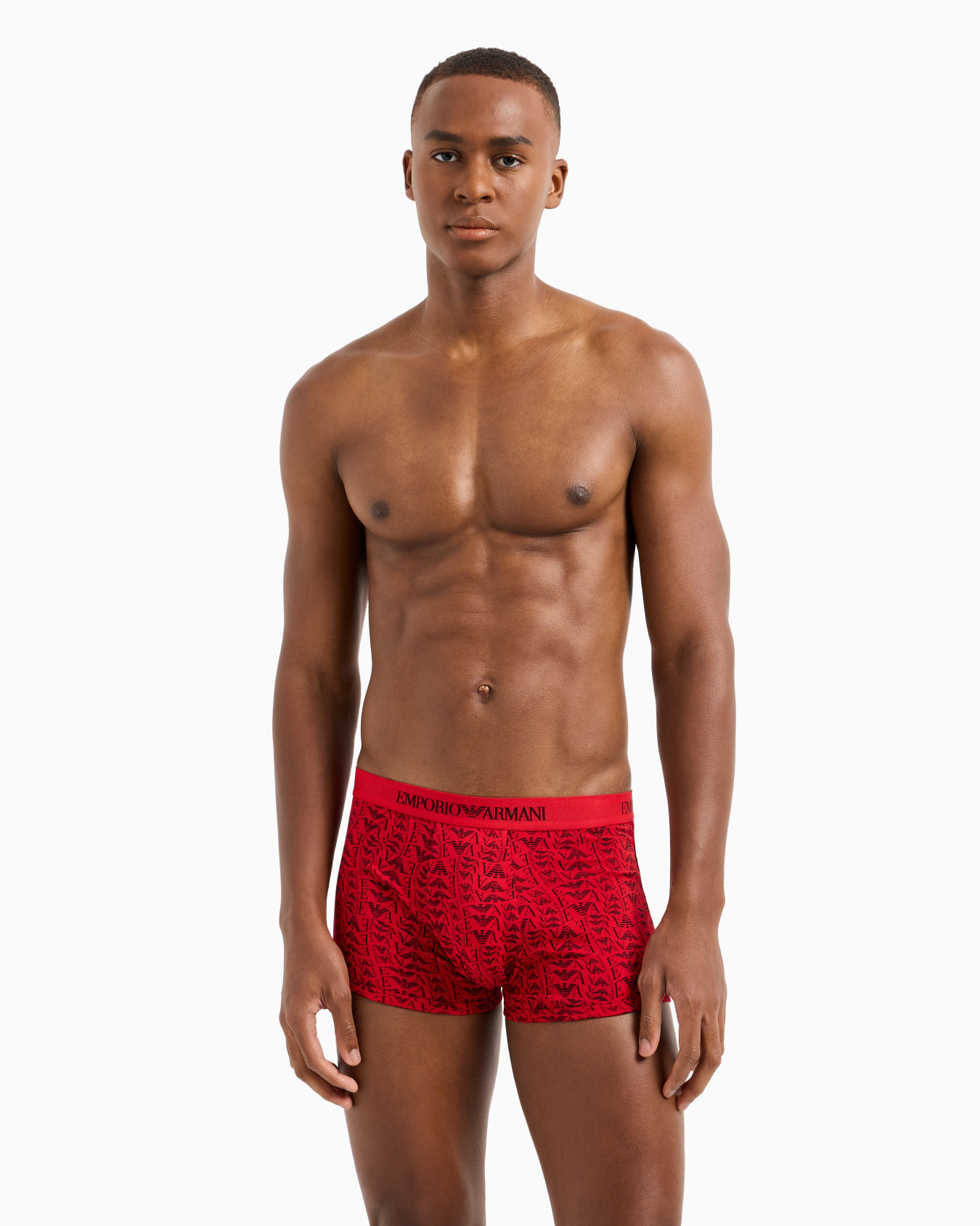 Three-pack of pure cotton boxer briefs Slide 1