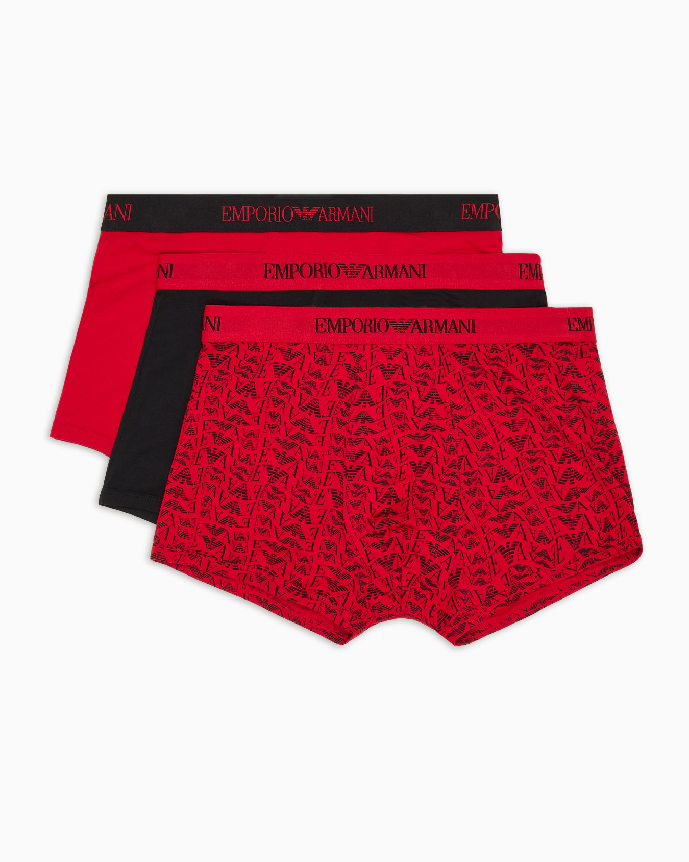 Three-pack of pure cotton boxer briefs Slide 0