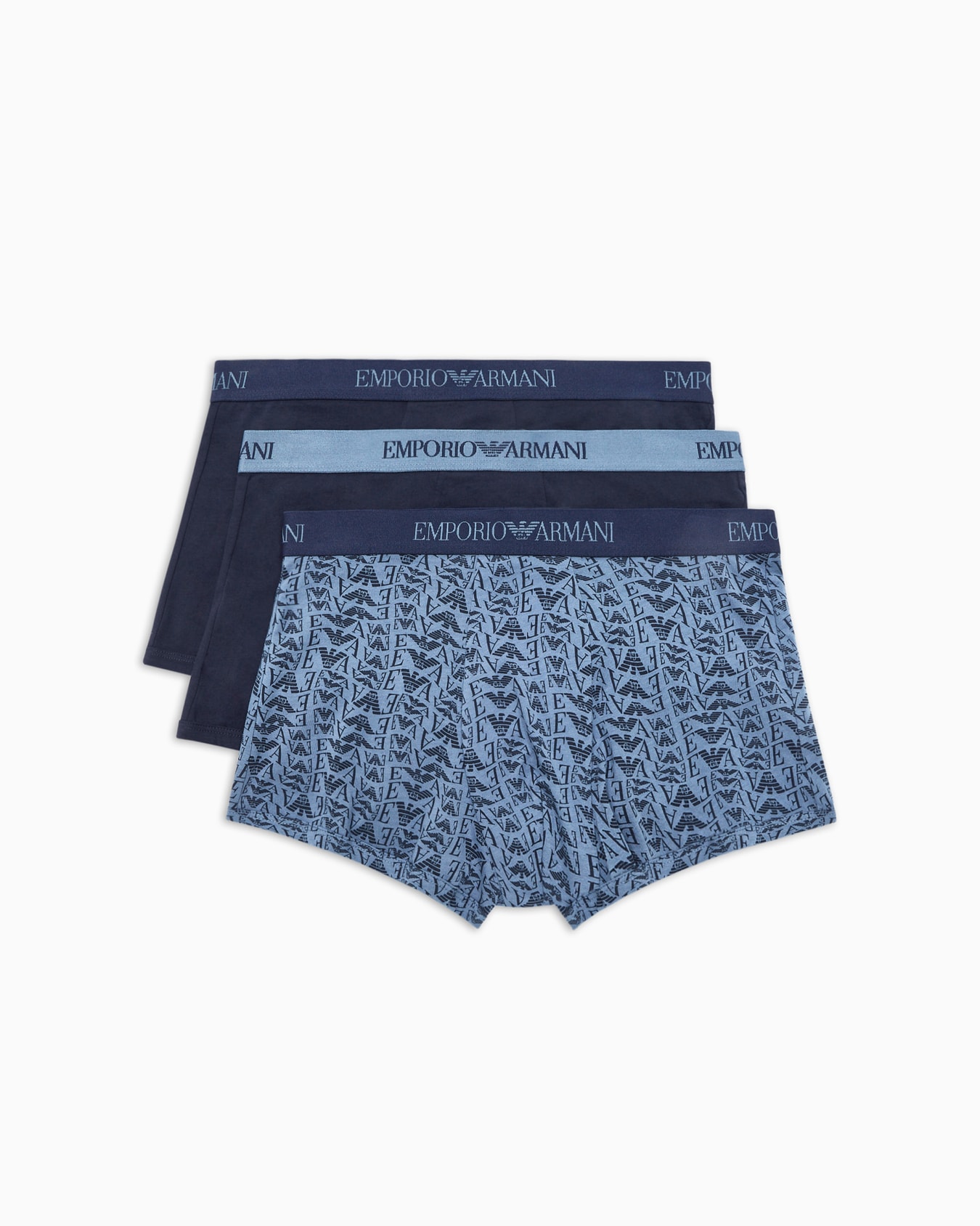 Three-pack of pure cotton boxer briefs Slide 0