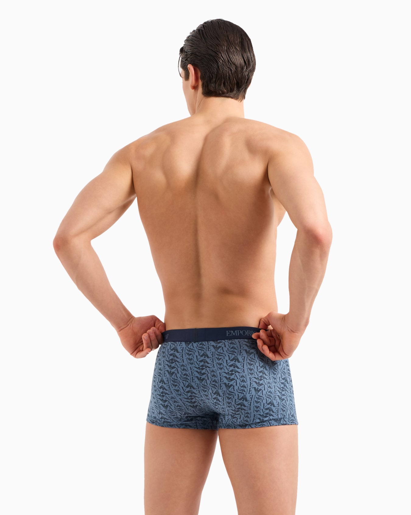 Three-pack of pure cotton boxer briefs Slide 2