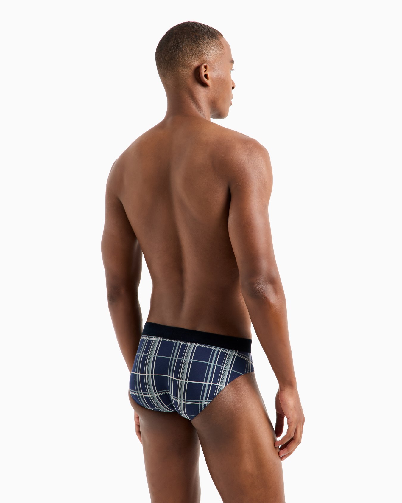 Two-pack of briefs with logo velvet waistband Slide 2