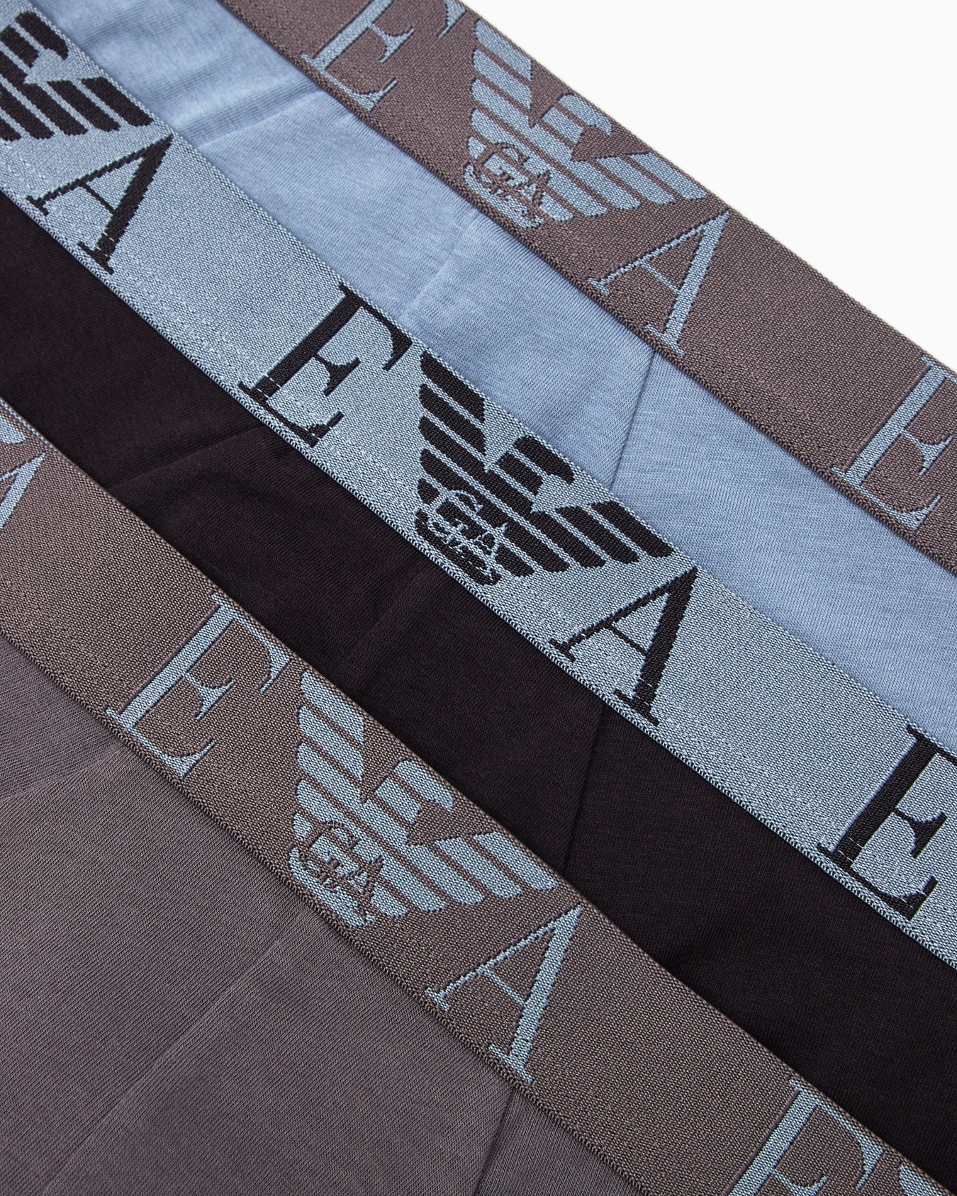 Three-pack of briefs with bold monogram logo Slide 3