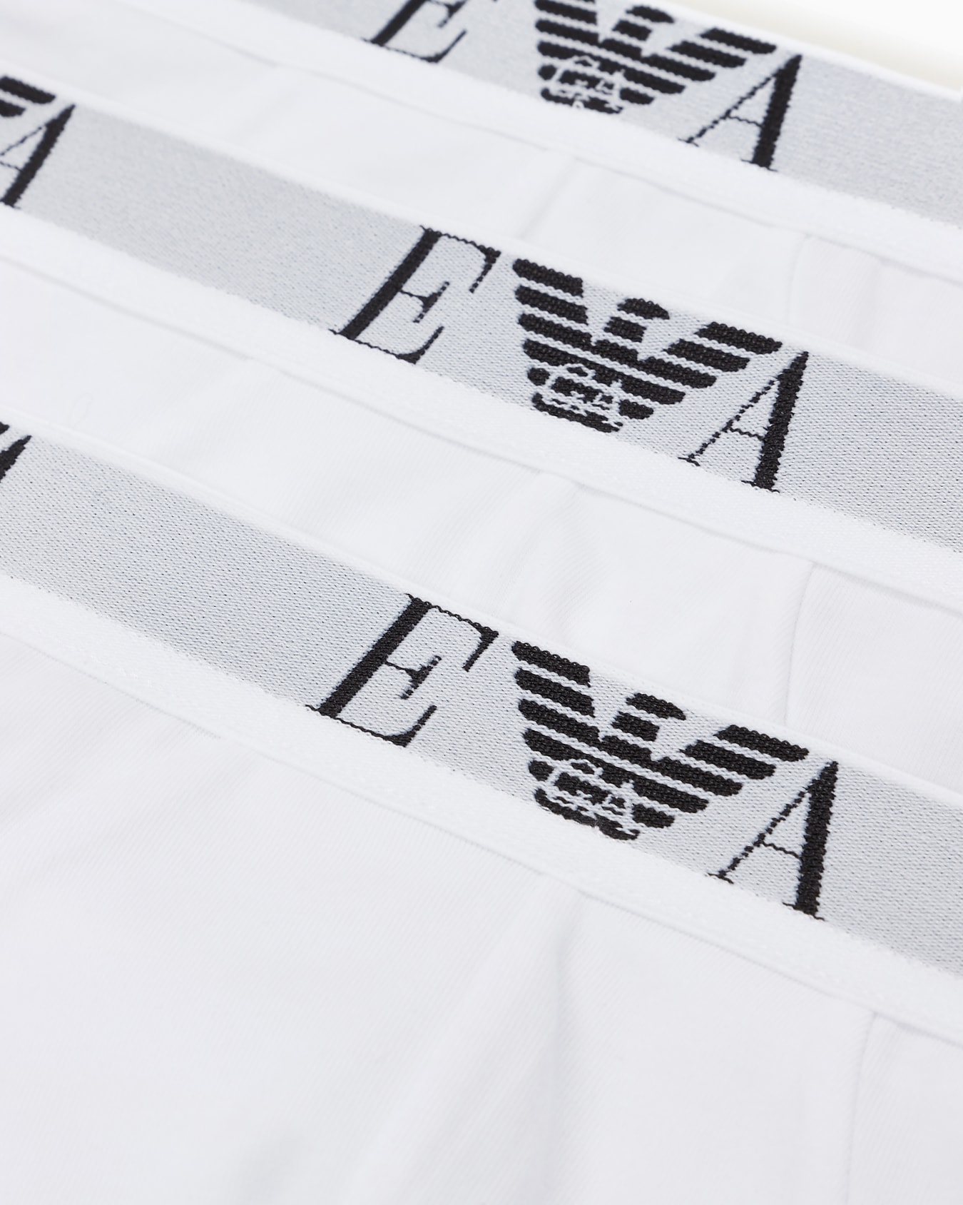 Three-pack of briefs with essential monogram logo Slide 1