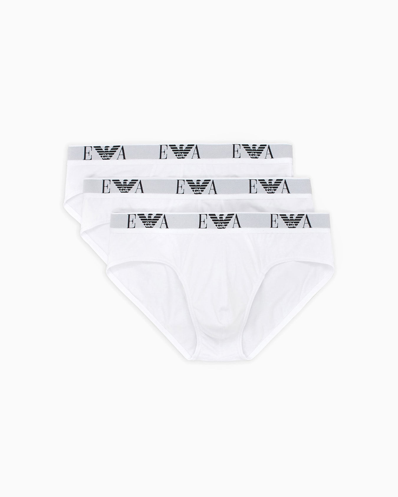Three-pack of briefs with essential monogram logo Slide 0