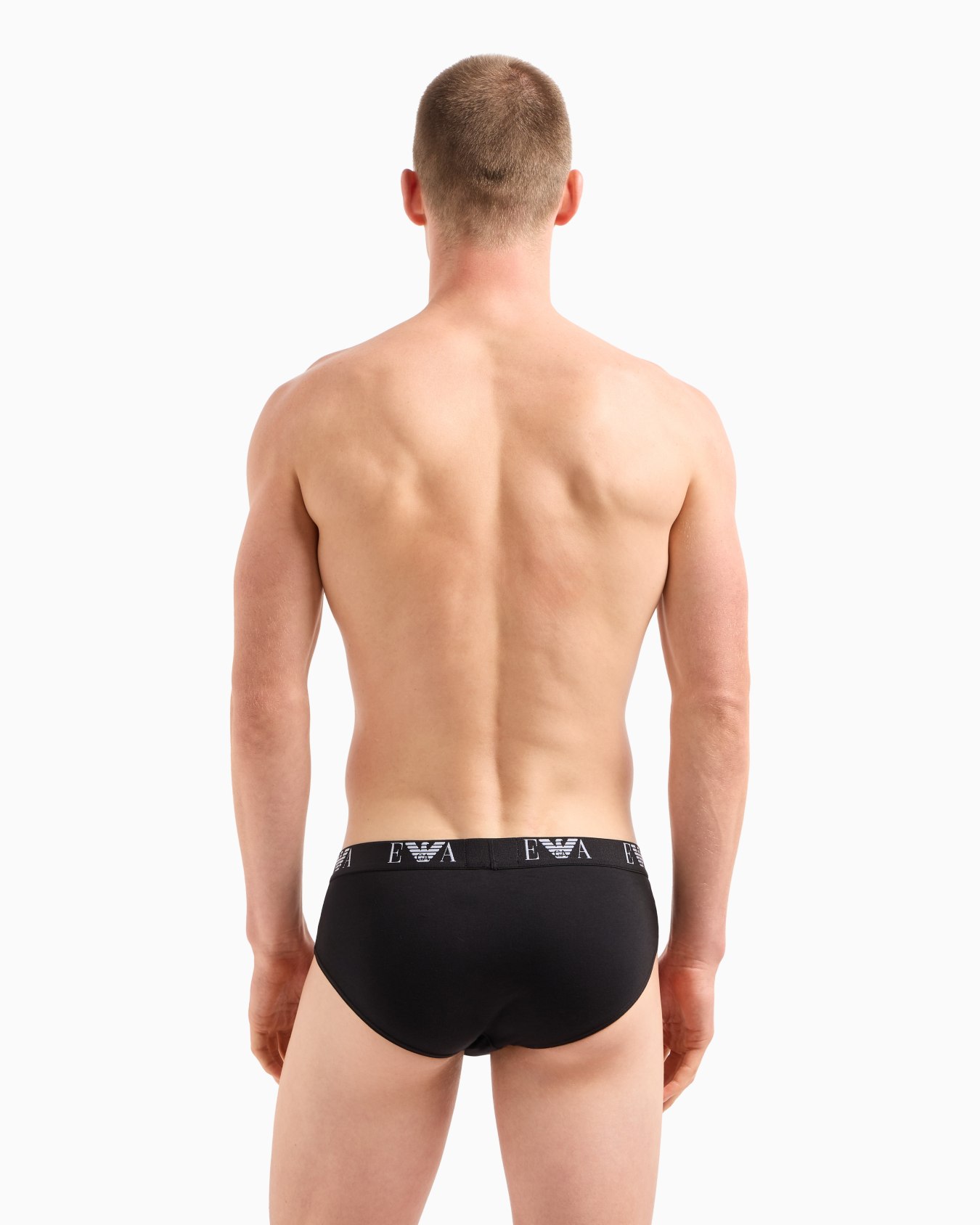 Three-pack of briefs with essential monogram logo Slide 2