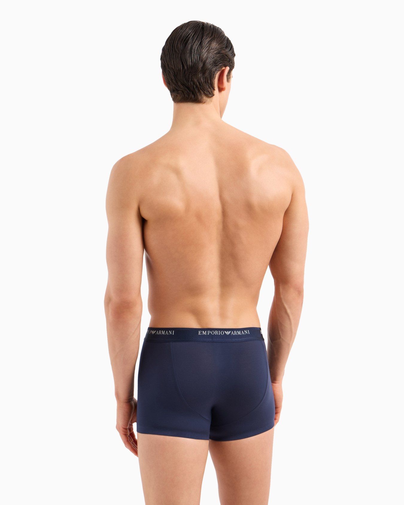 Soft modal boxer briefs with logo waist Slide 2