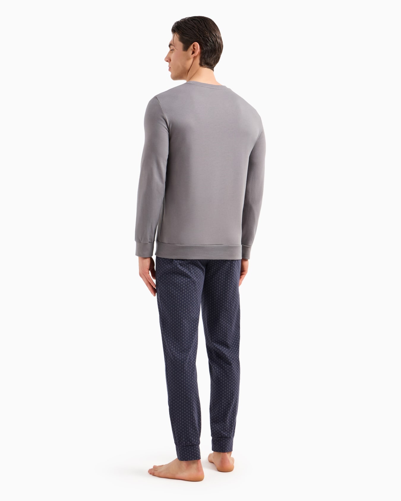 Pyjama à motif divers et bas élastique Diapositive 2