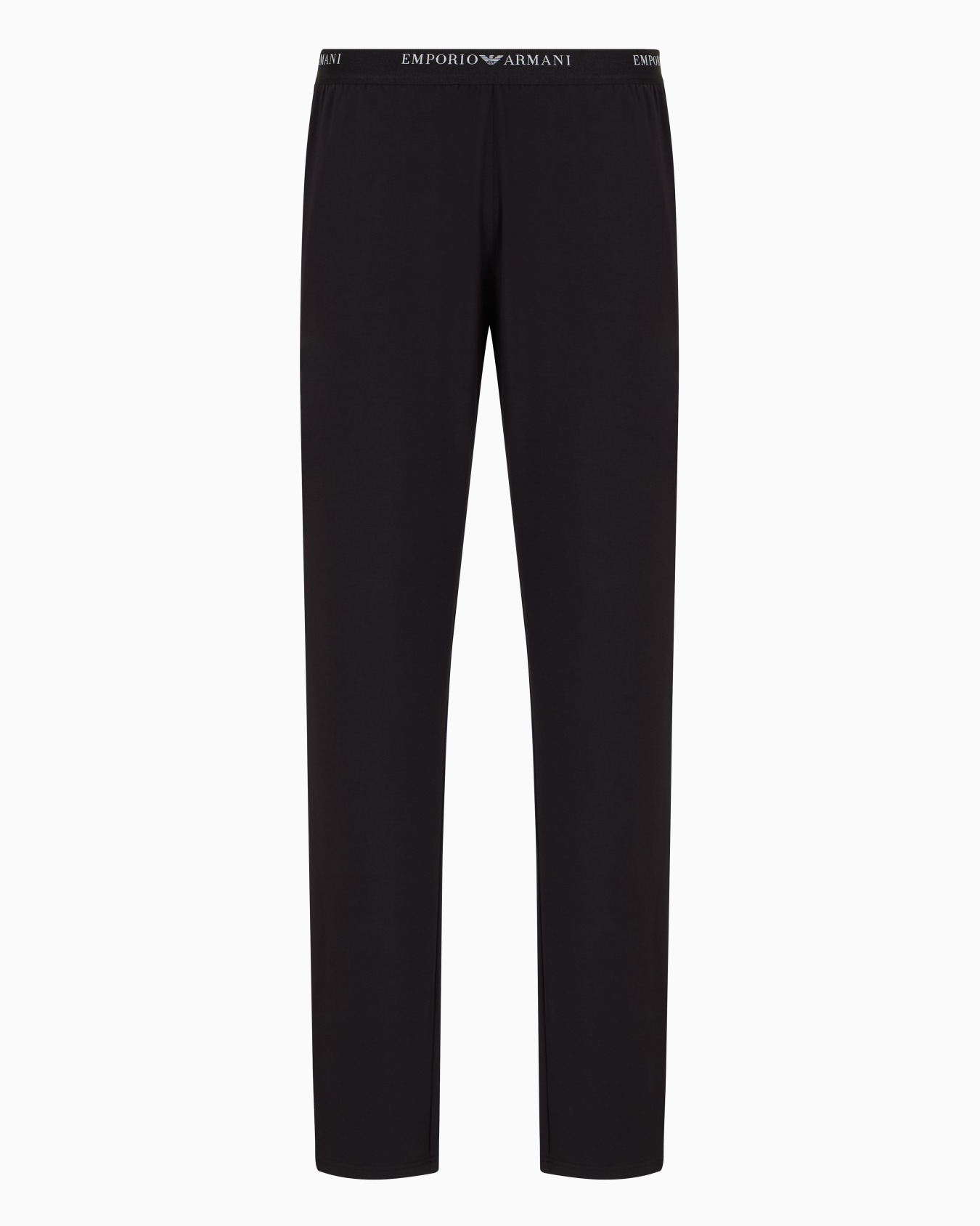 Pantalon de détente avec taille élastique logotypée en modal doux Diapositive 0
