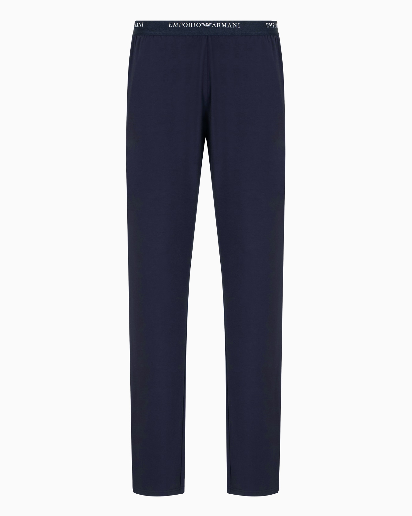 Pantalones de estar por casa en modal suave con cintura elástica con logotipo Diapositiva 0