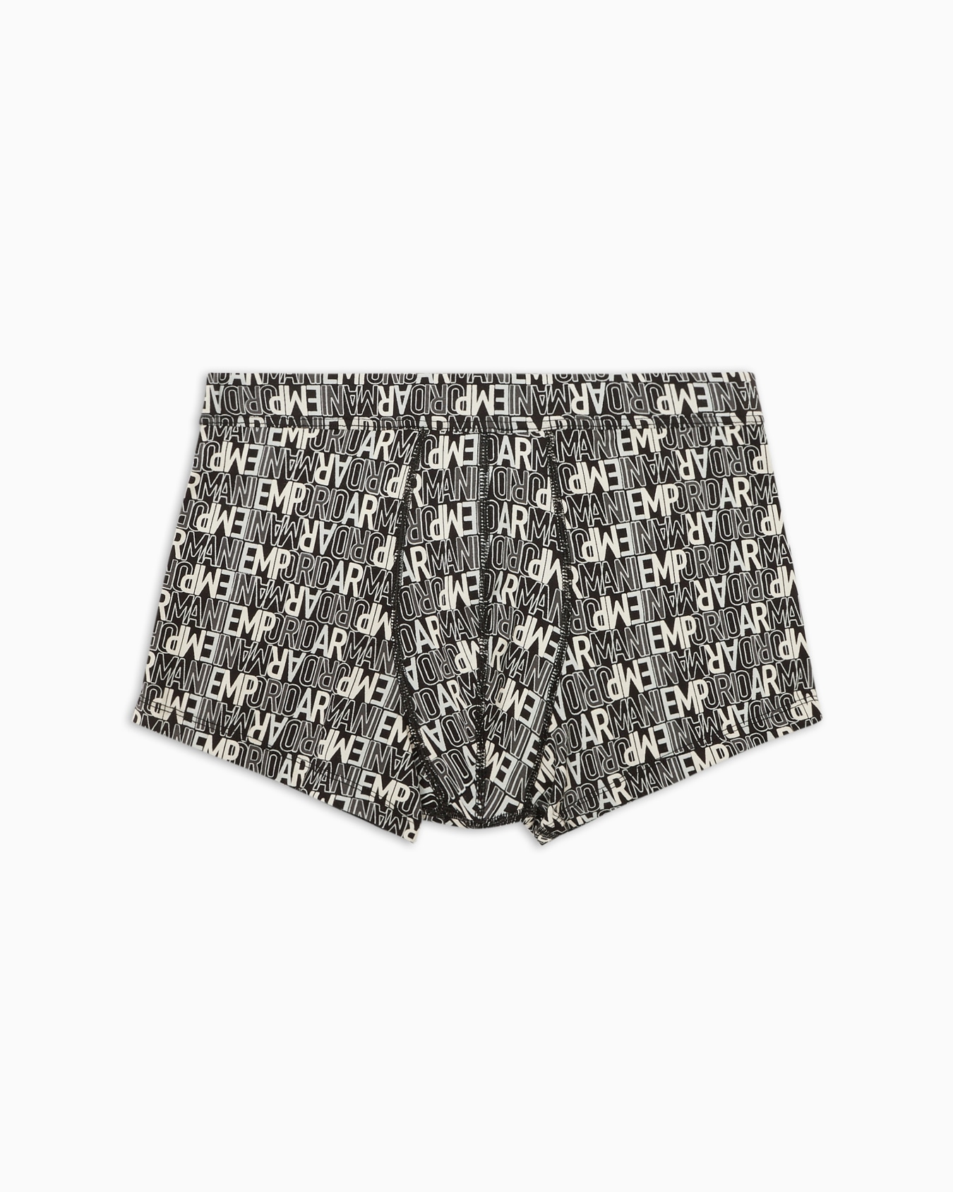 Enge Boxershorts mit durchgehendem Logo-Schriftzug Folie 0