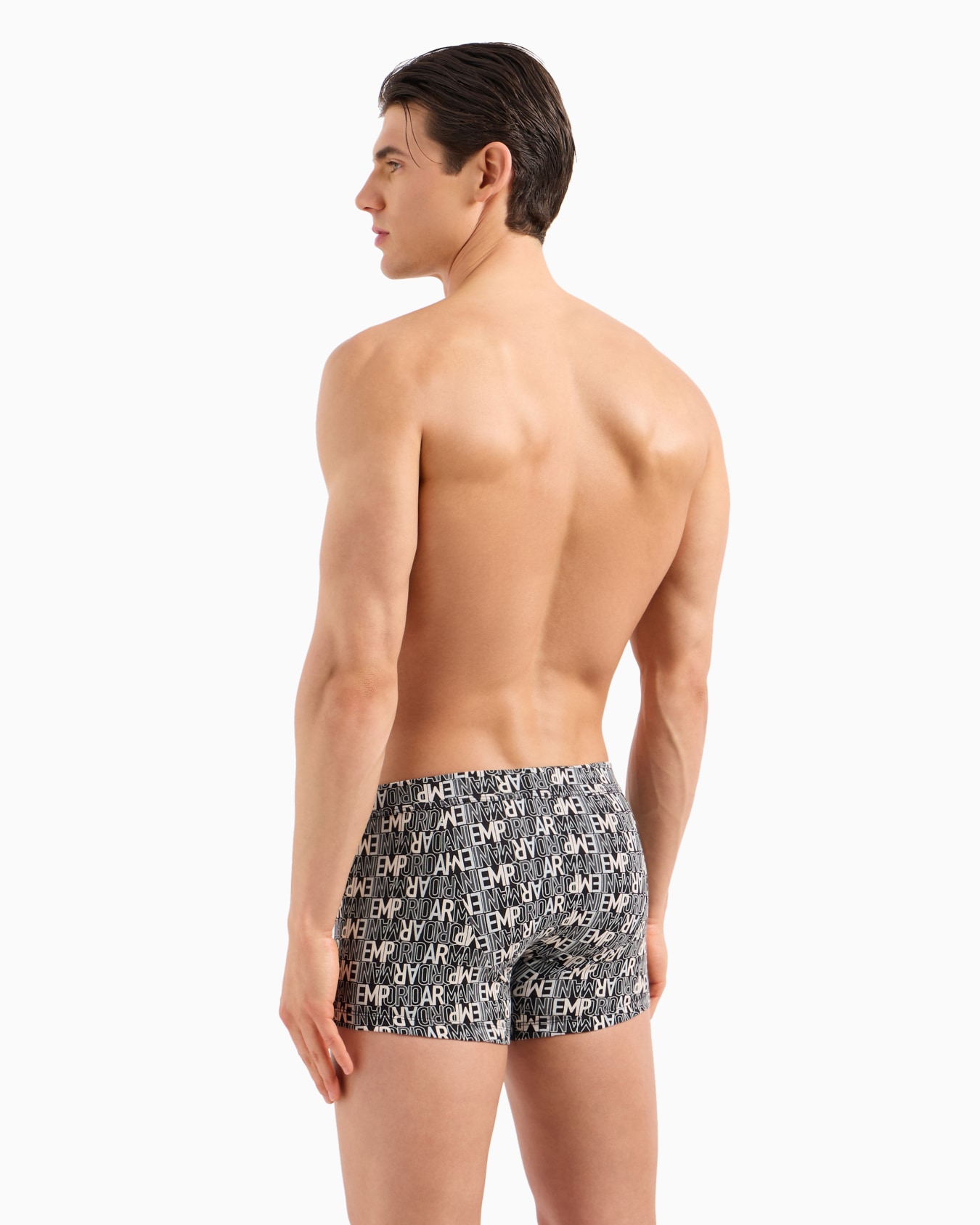 Enge Boxershorts mit durchgehendem Logo-Schriftzug Folie 2