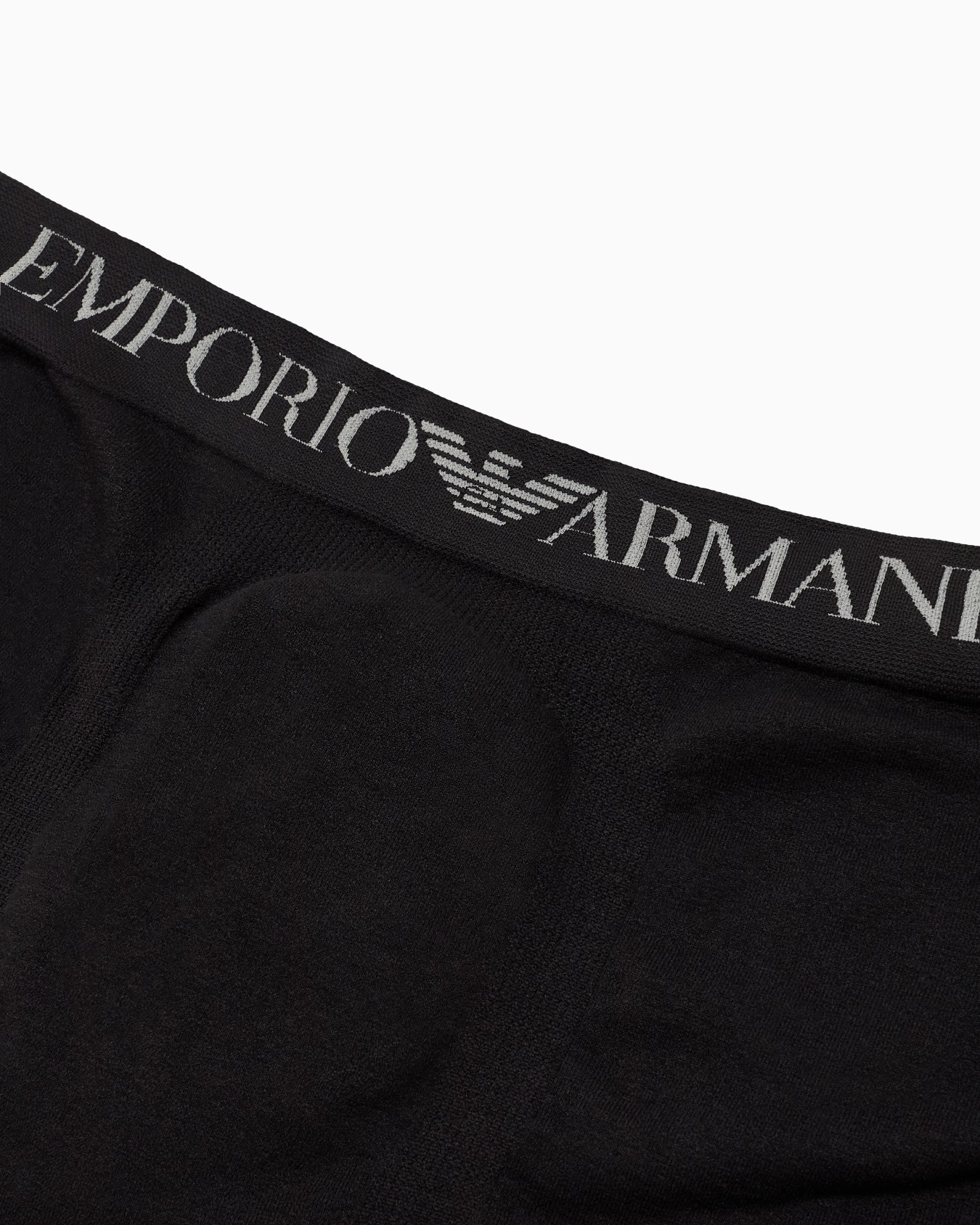 Seamless fabric boxer briefs with logo waistband Slide 3