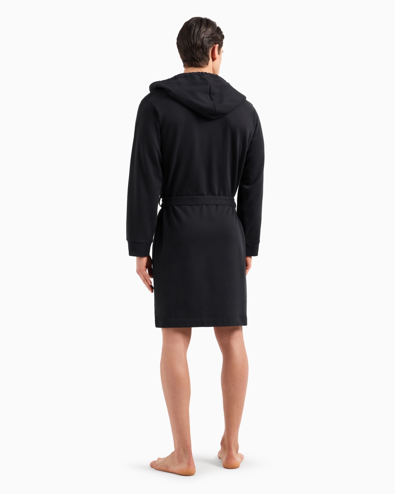 Peignoir à capuche en tissu molletonné Iconic Diapositive 2