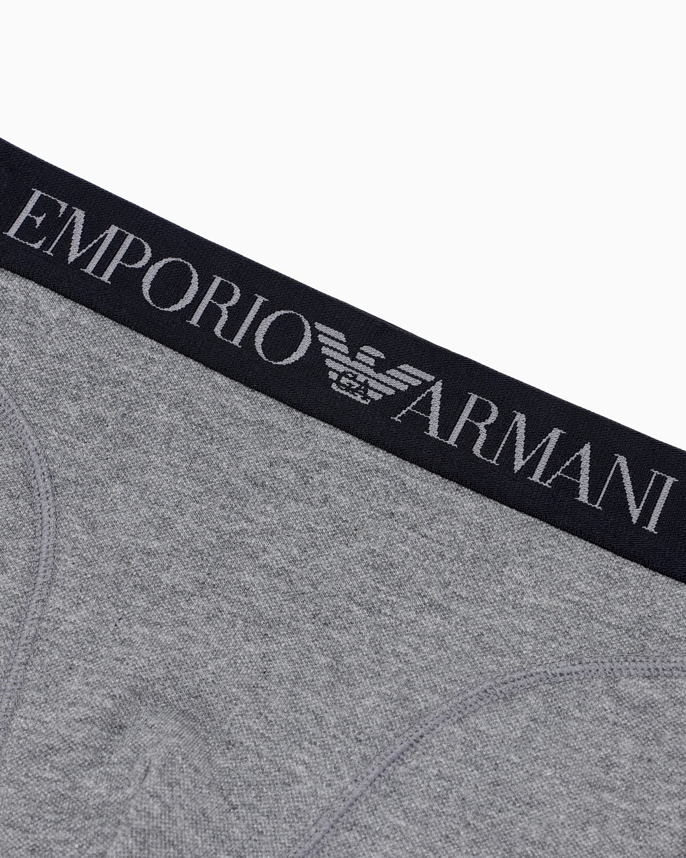 Stretch piqué boxer briefs with logo waist Slide 3