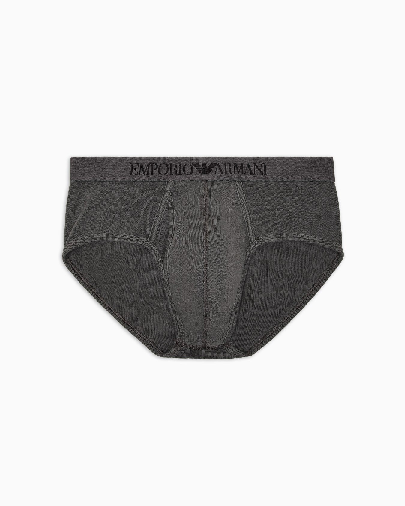 Slip en coton finement côtelé teint en pièce Diapositive 0