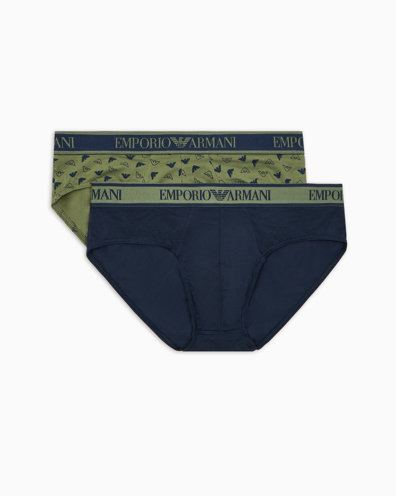 3er-Pack Slips mit mittigem Logo-Band Folie 0