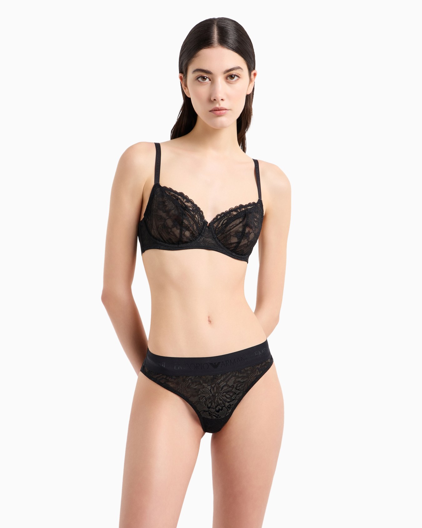 ASV Brazilian Slip aus recycelter Spitze mit Eternal Lace Logobund Folie 1