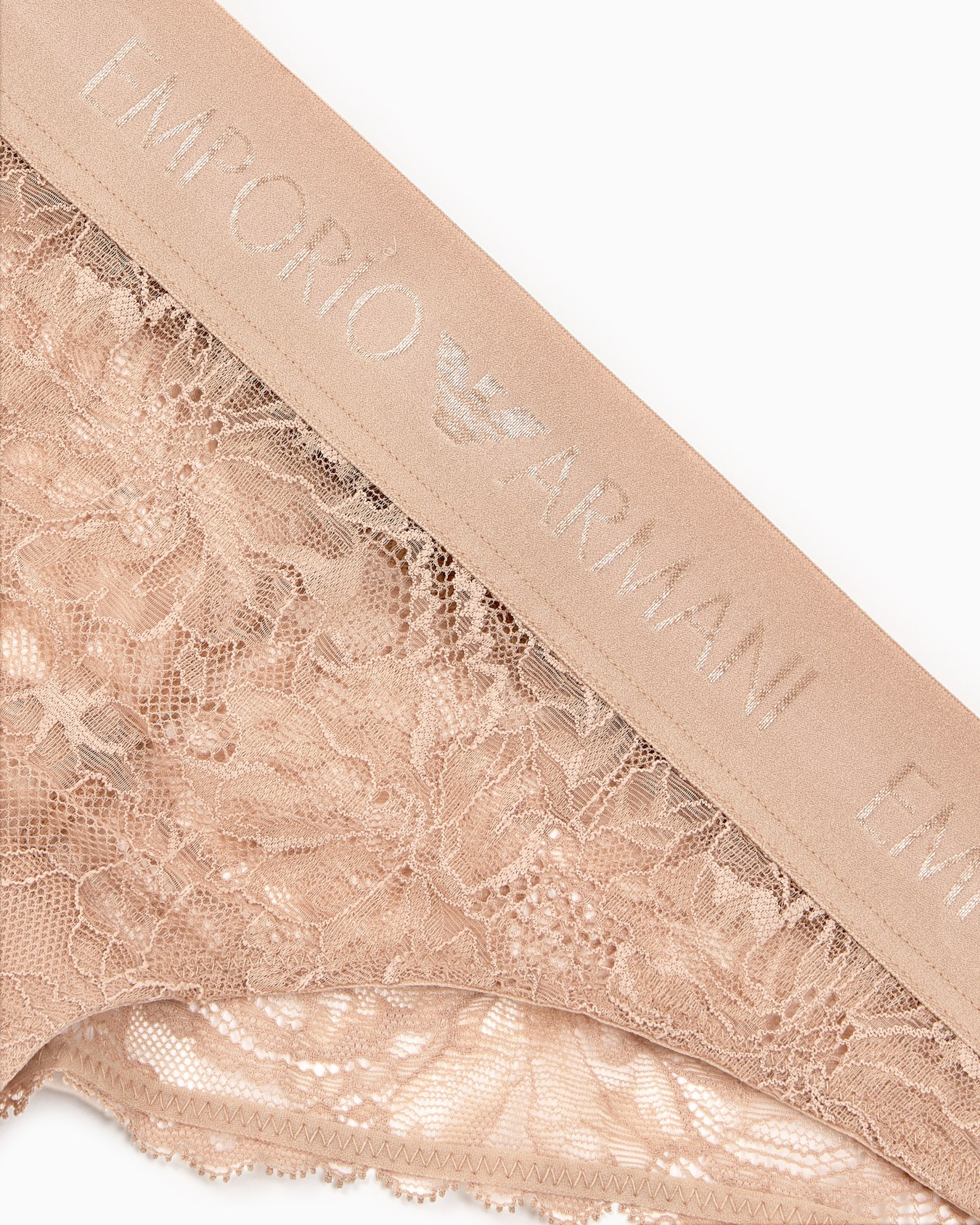 Slip brésilien en dentelle recyclée avec logo à la taille Eternal Lace ASV Diapositive 3