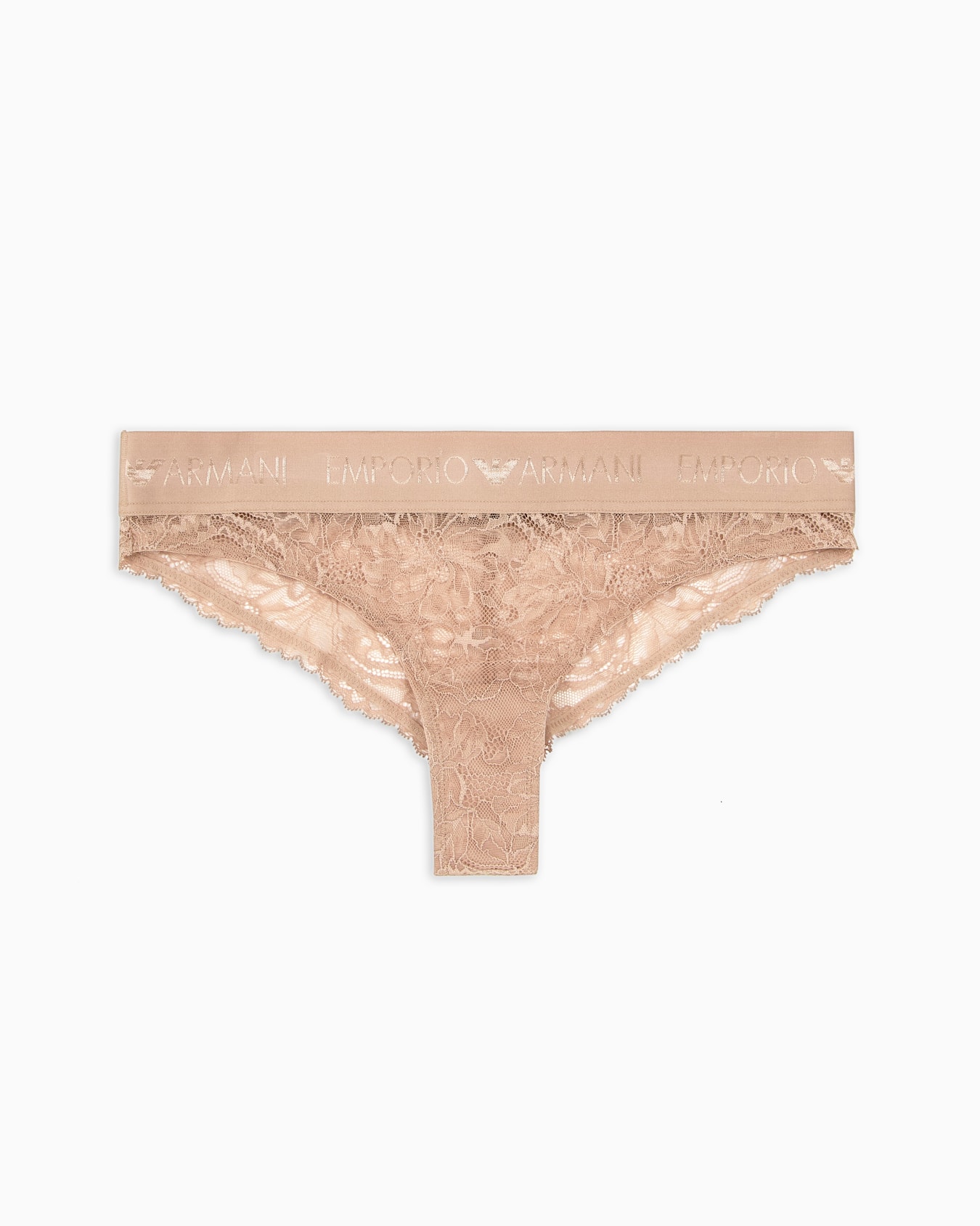 Slip brésilien en dentelle recyclée avec logo à la taille Eternal Lace ASV Diapositive 0