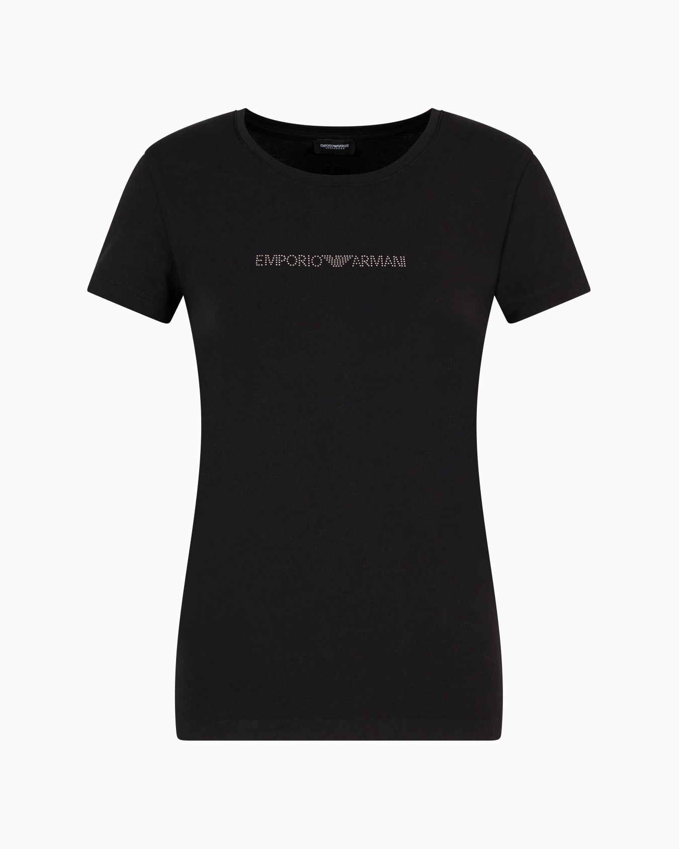 ASV Essential logo studs organic-cotton loungewear T-shirt Slide 0