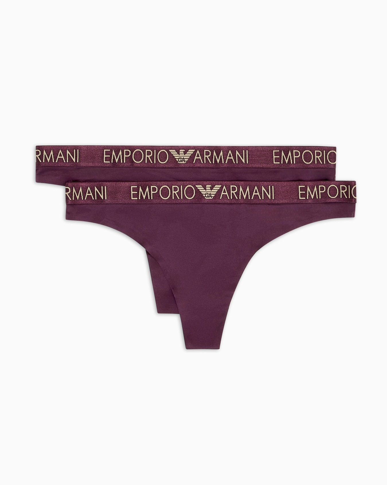 Two-pack of ASV Iconic recycled-microfibre thongs Slide 0