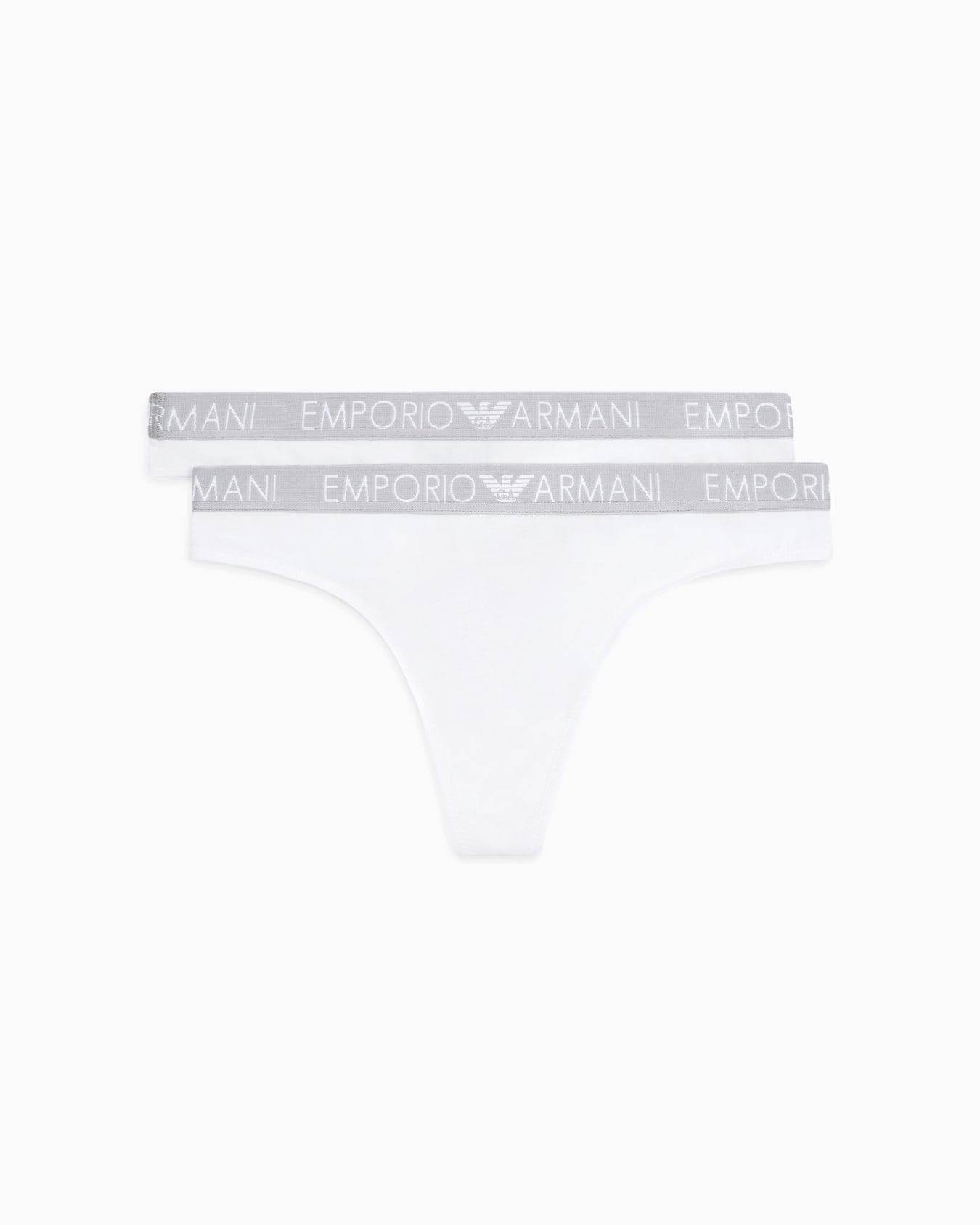Two-pack of Iconic logo thongs Slide 0