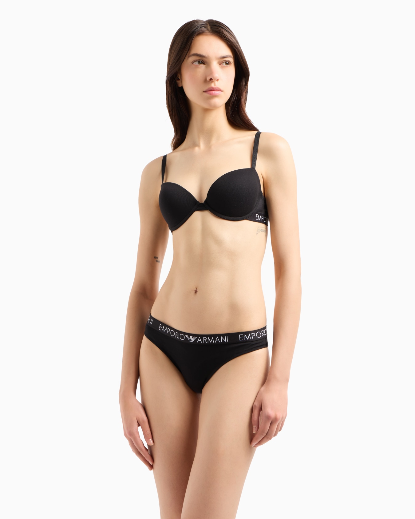 Two-pack of Iconic logo thongs Slide 1