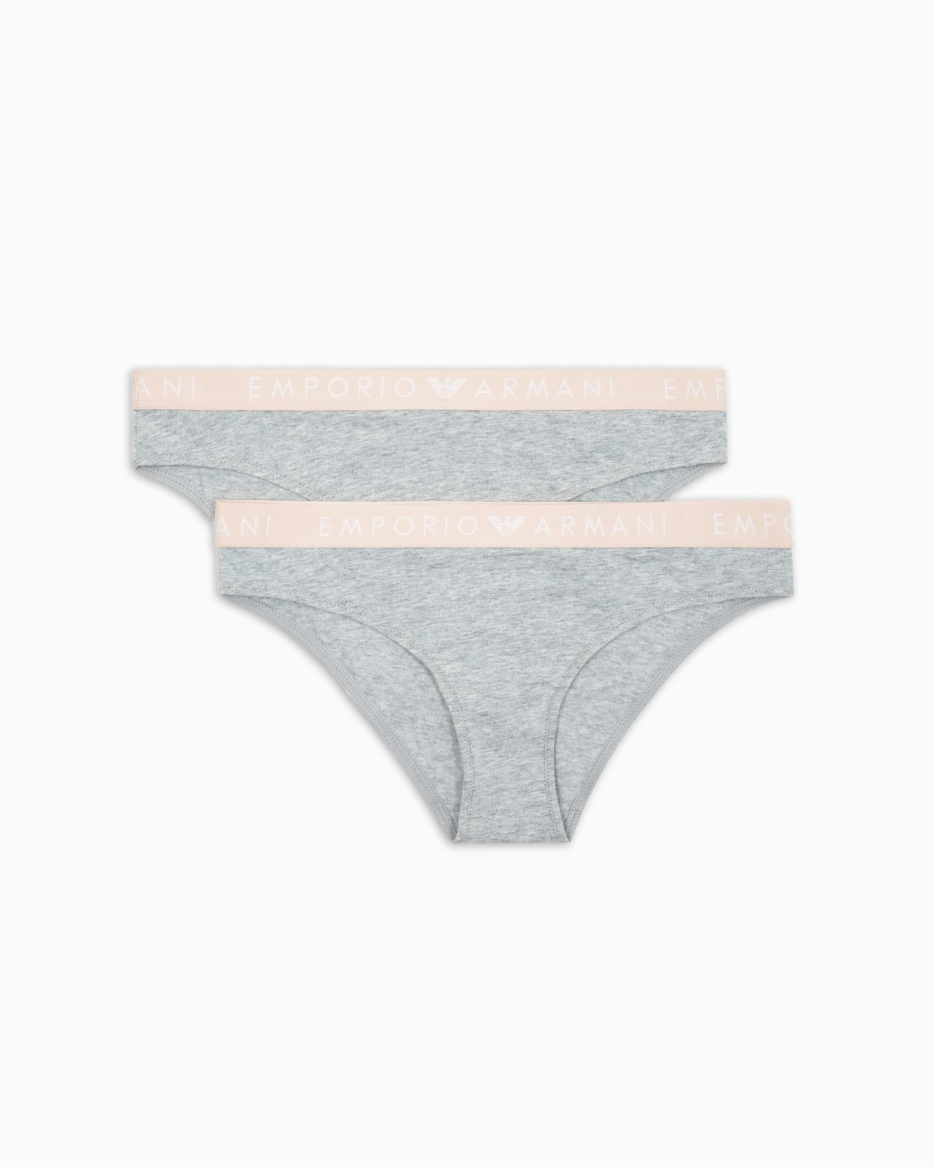 Two-pack of ASV Iconic organic-cotton briefs with logo waistband Slide 0