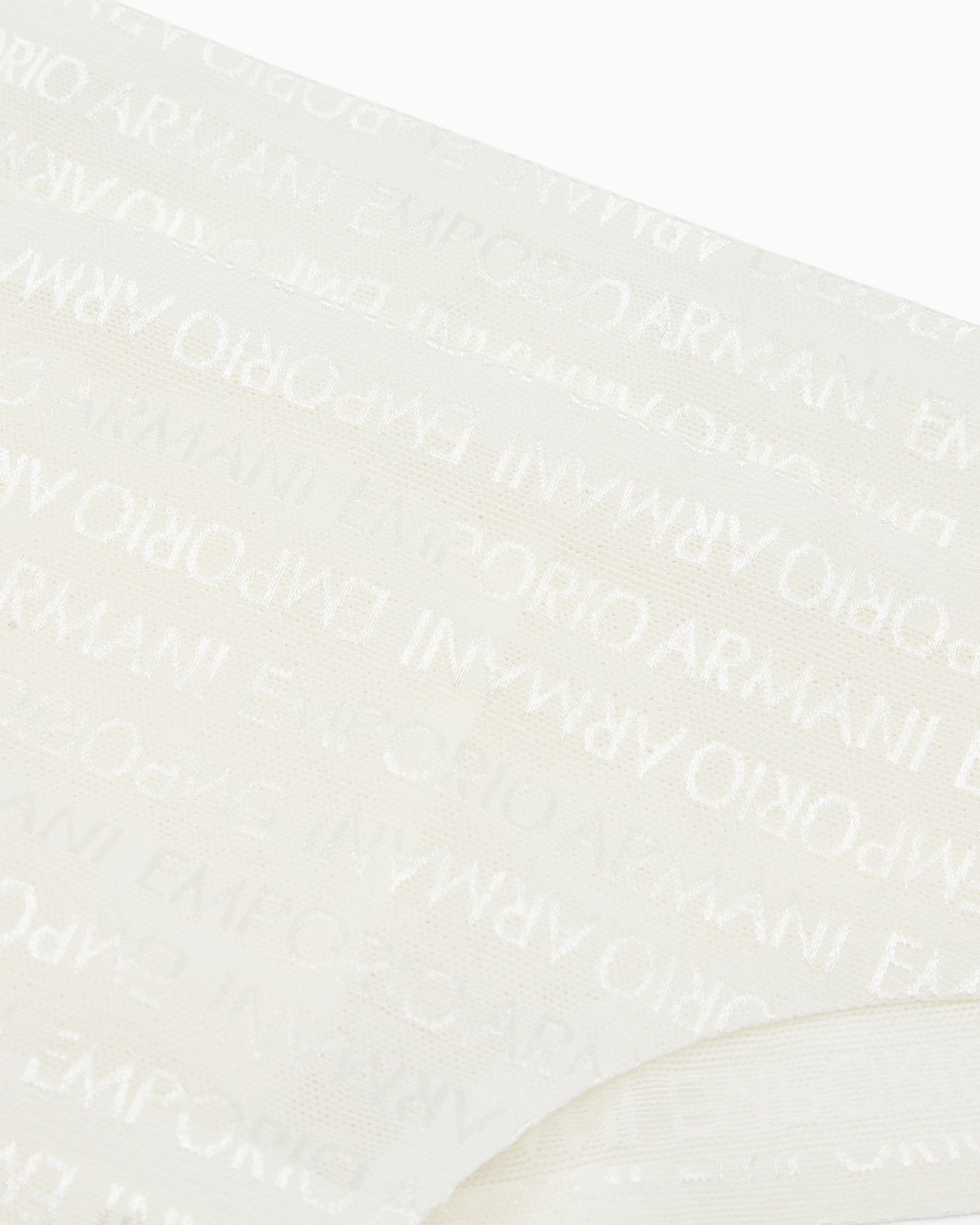 Two-pack of ASV recycled bonded mesh Brazilian briefs with all-over logo lettering Slide 3