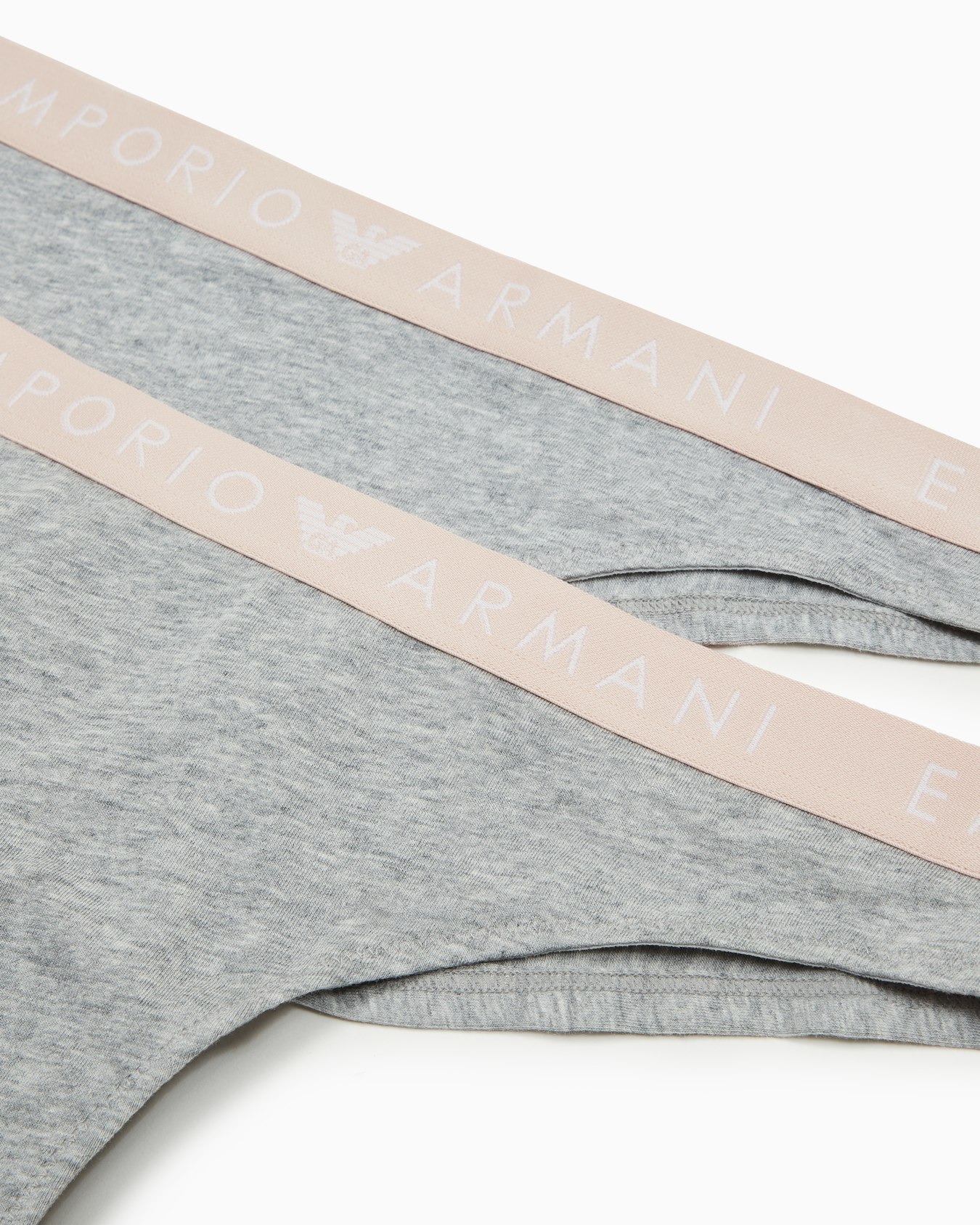 Two-pack of ASV Iconic organic-cotton Brazilian briefs with logo waistband Slide 3