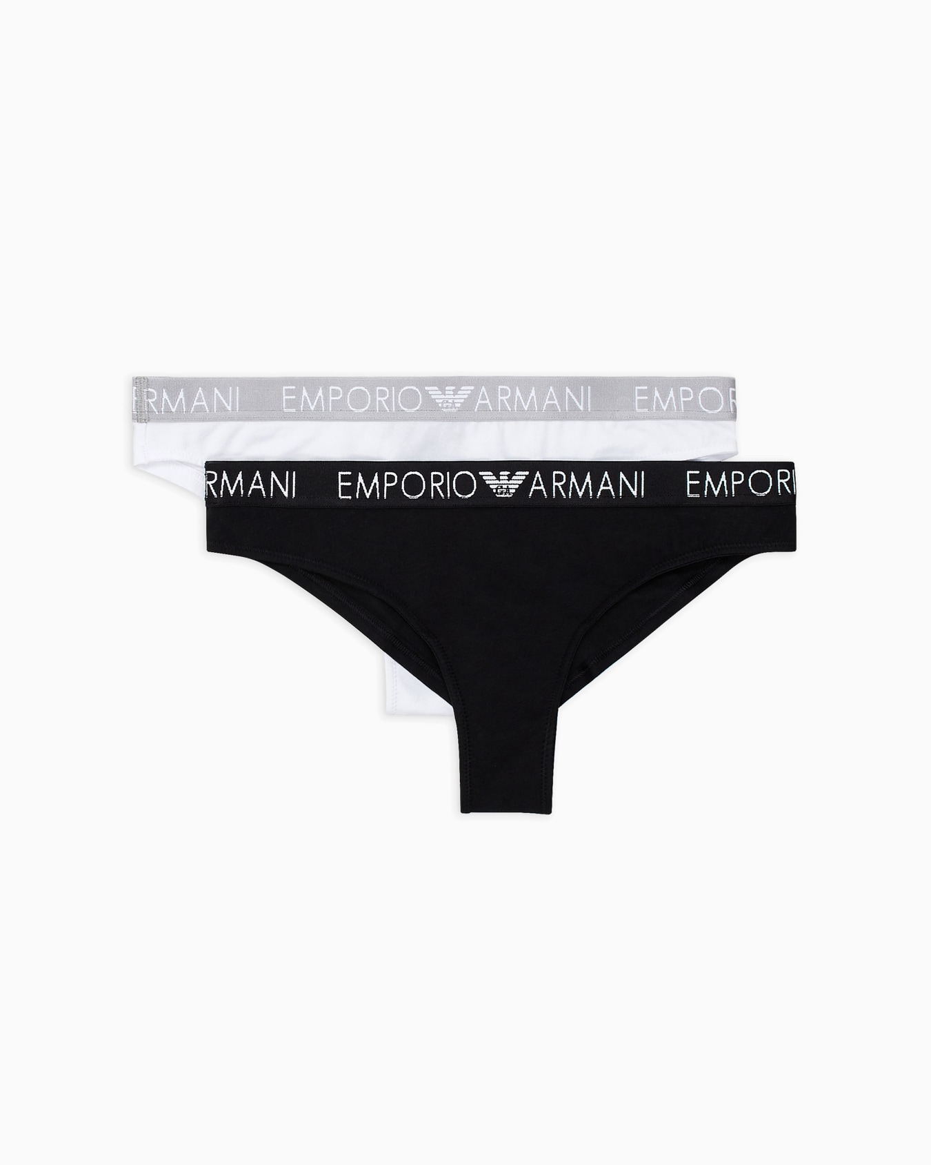 Two-pack of Iconic logo Brazilian briefs Slide 0