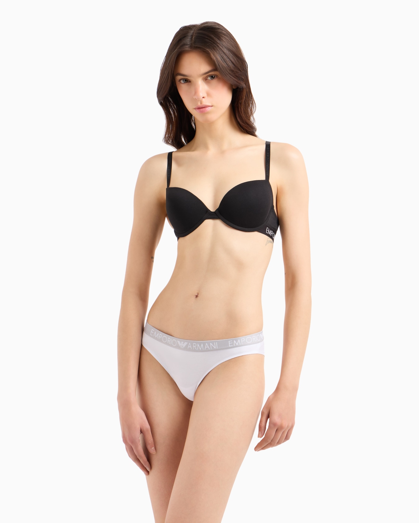 Two-pack of Iconic logo Brazilian briefs Slide 1