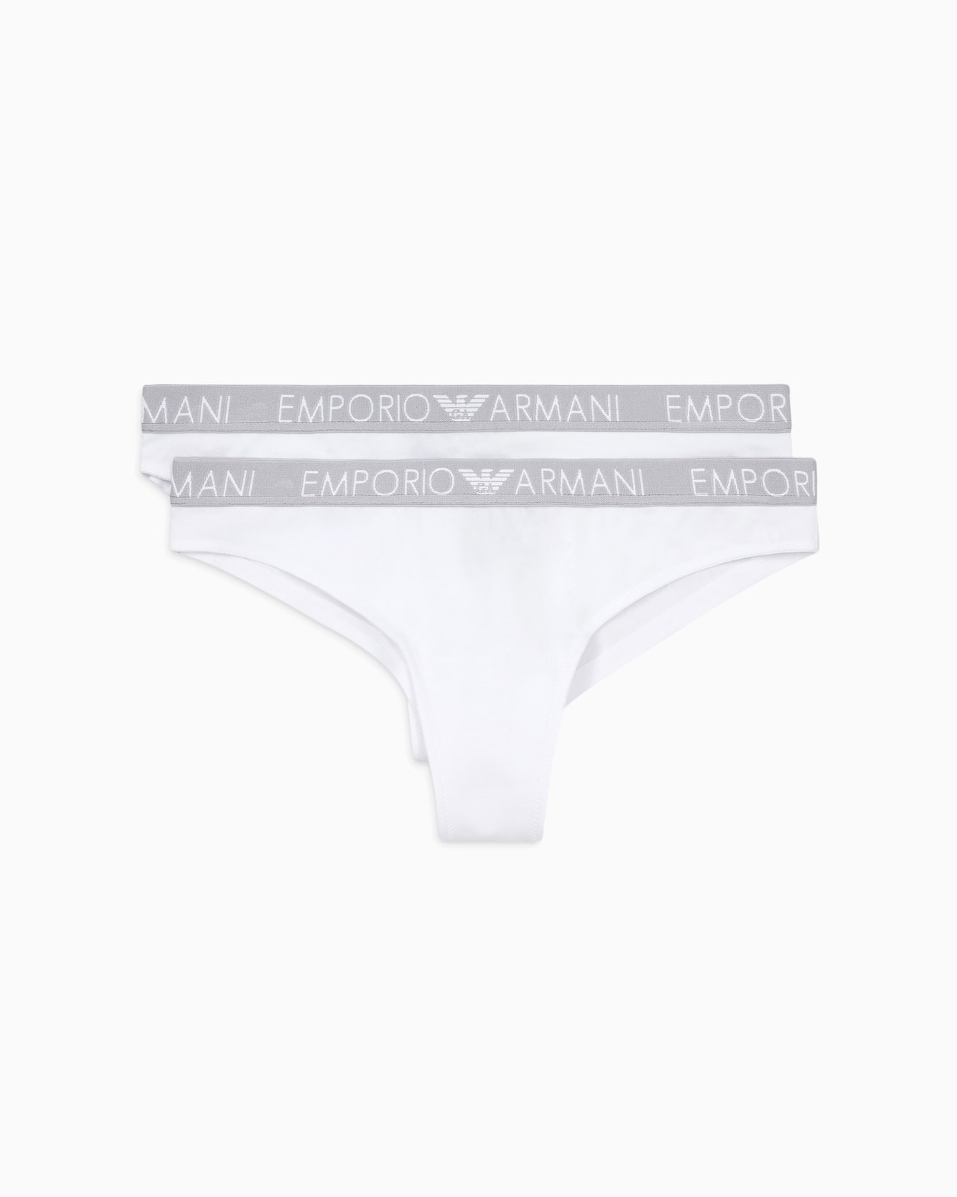 Two-pack of Iconic logo Brazilian briefs Slide 0