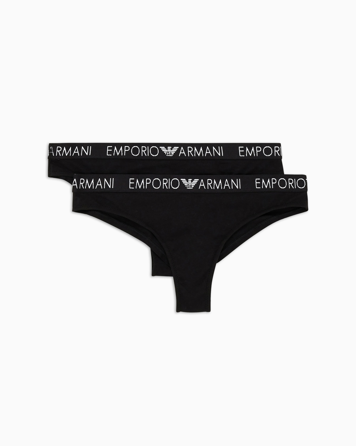 Two-pack of Iconic logo Brazilian briefs Slide 0