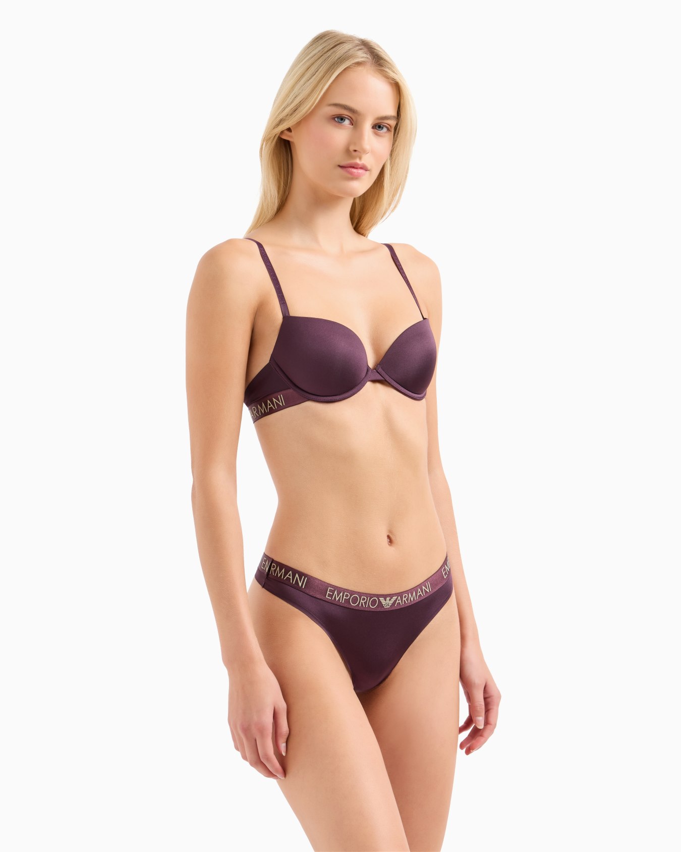 Sujetador push-up Iconic de microfibra reciclada ASV Diapositiva 1